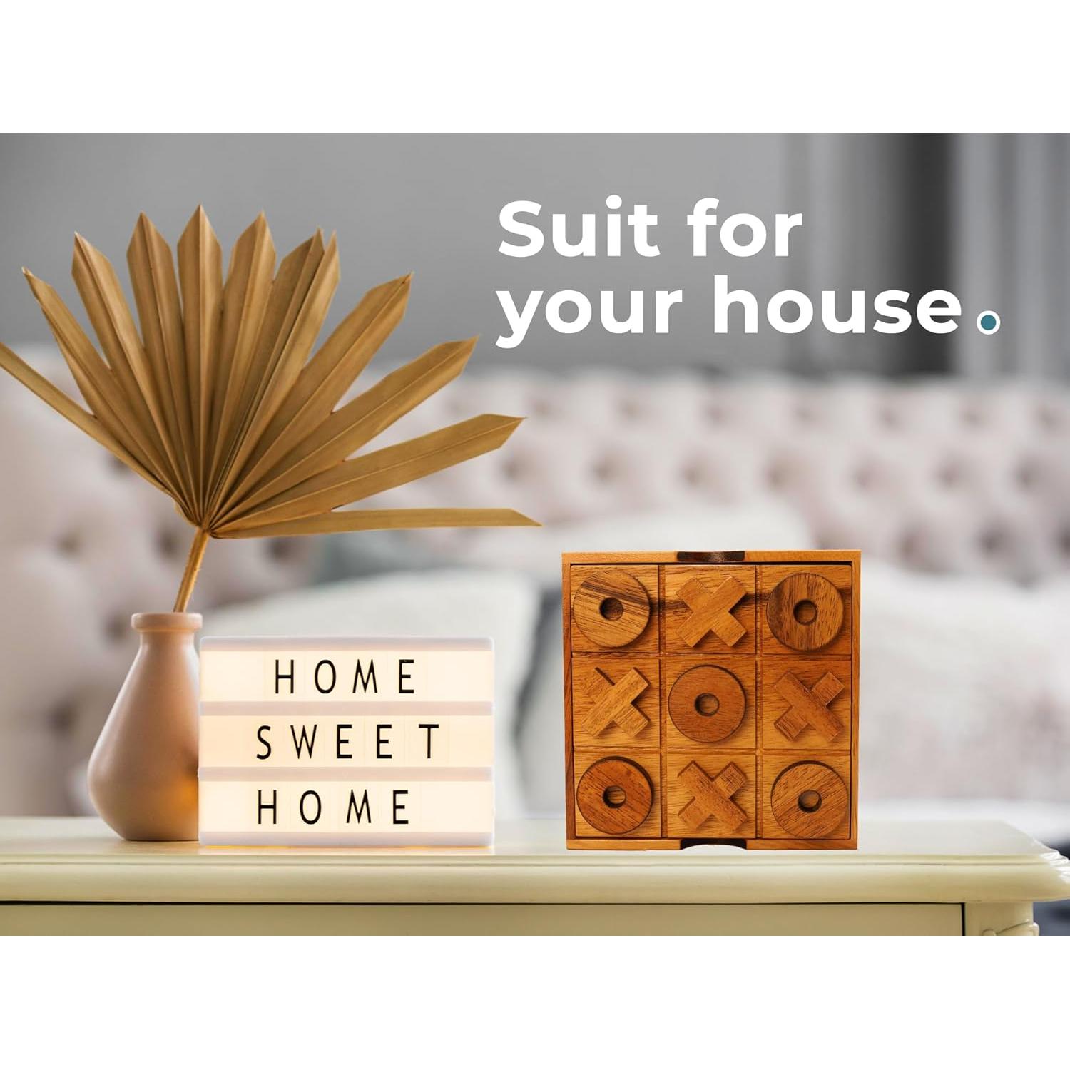 Juego de Tres en Raya BSIRI - Madera 13.97 cm Clásico