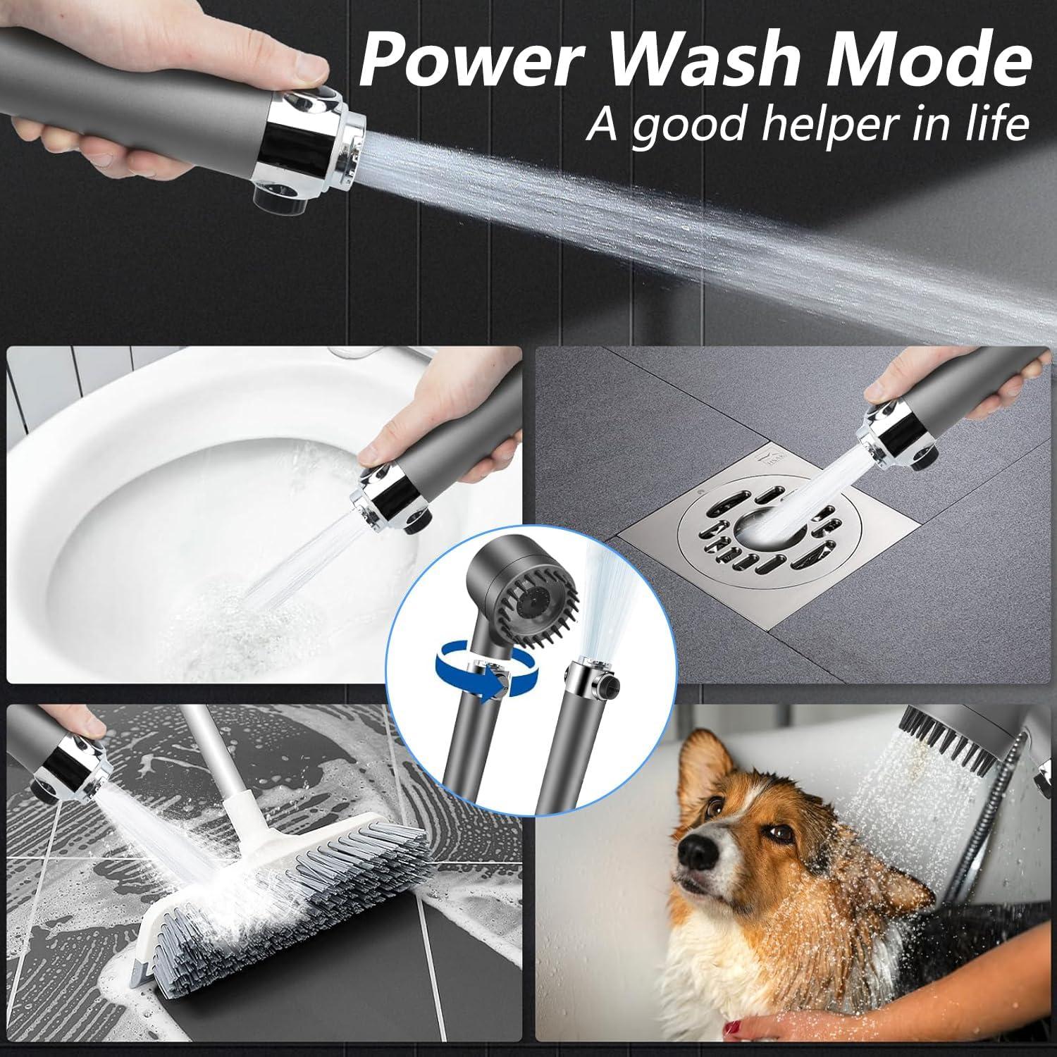 Cabezal de Ducha de Alta Presión XZLNZB con Filtro y 3 Modos