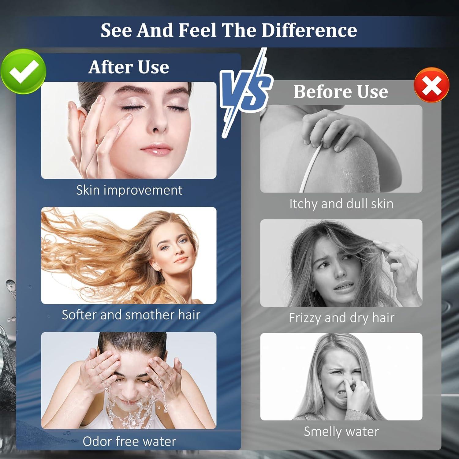 Cabezal de Ducha Filtrado FEELSO Todo Metal 182.88 cm