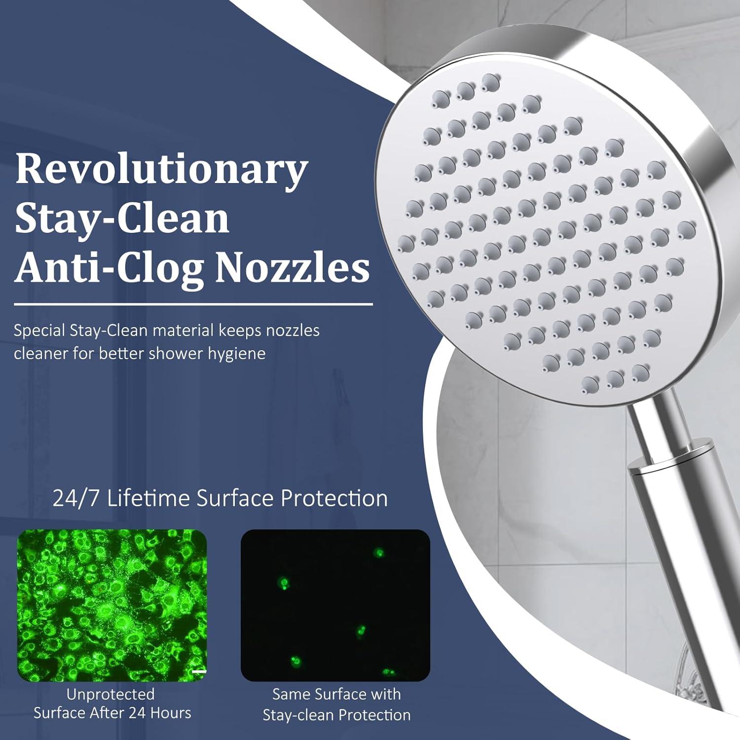 Cabezal de Ducha Filtrado FEELSO Todo Metal 182.88 cm