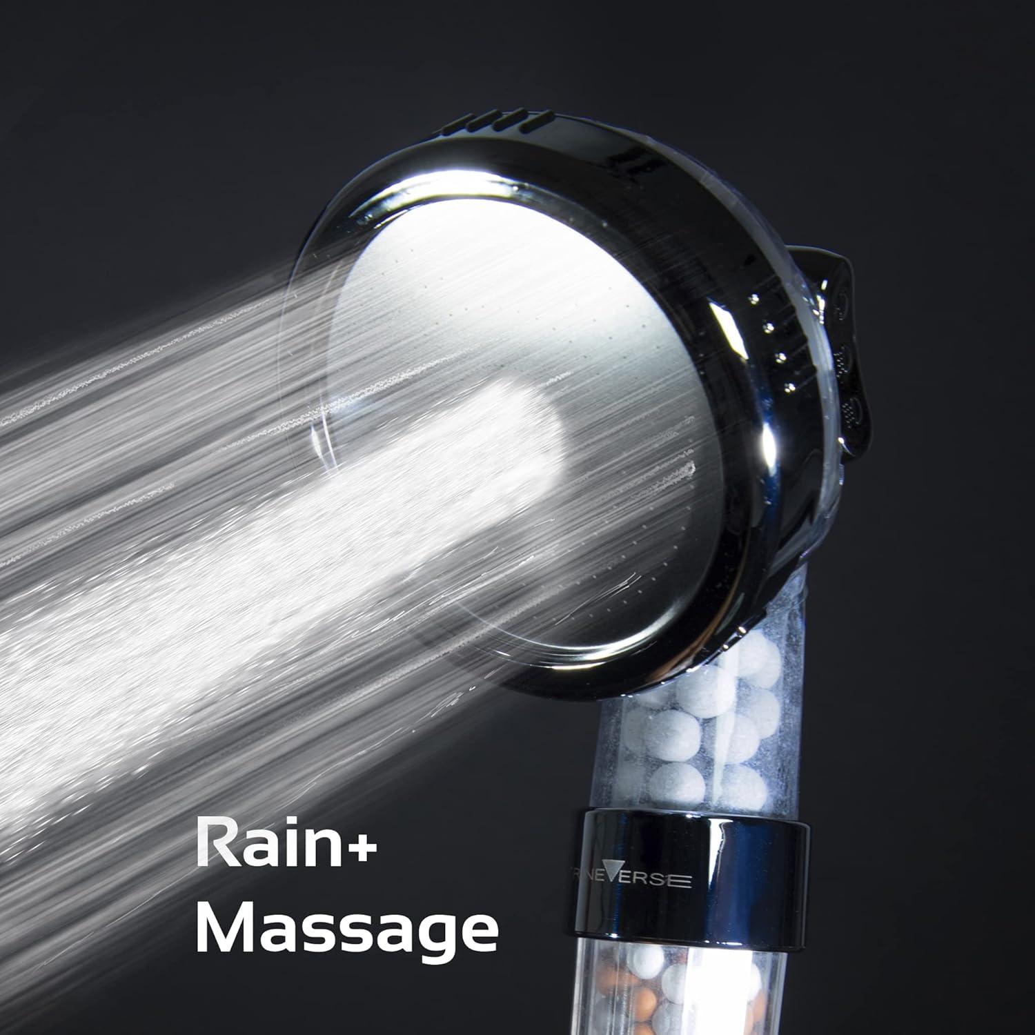 Cabezal de Ducha Filtrado Trineverse - 3 Modos - Agua Purificada