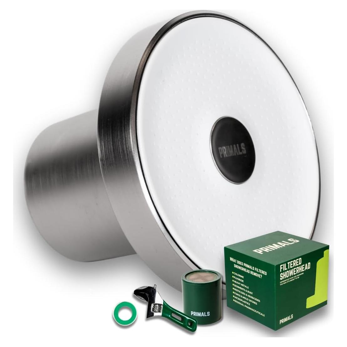 Cabezal de Ducha Filtrado PRIMALS - Elimina Cloro y Fluoruro