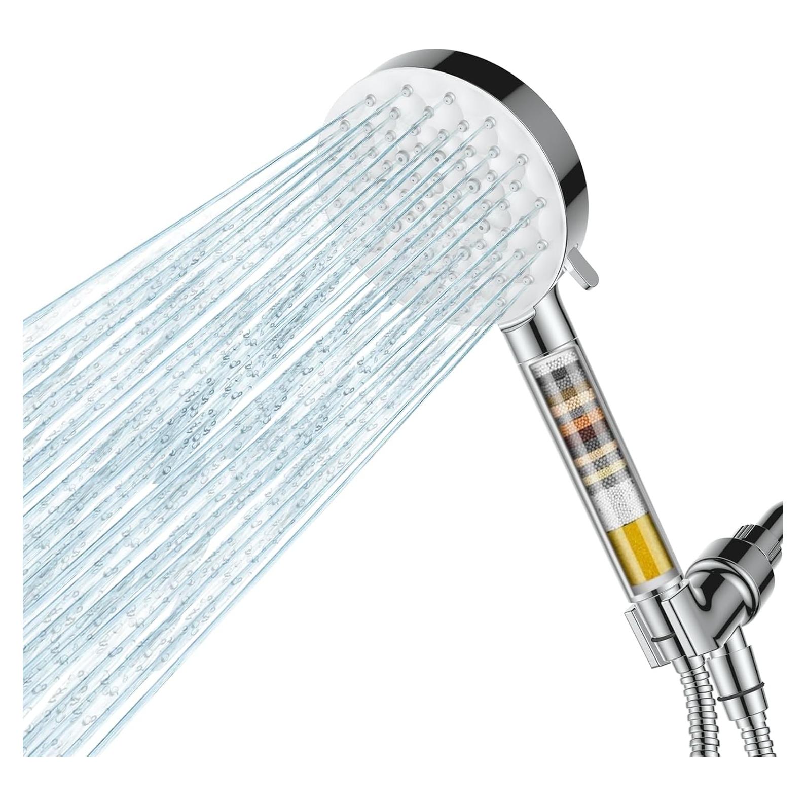 Cabezal de Ducha Filtrado UltrTxenova SH4, Alta Presión 6 Modos