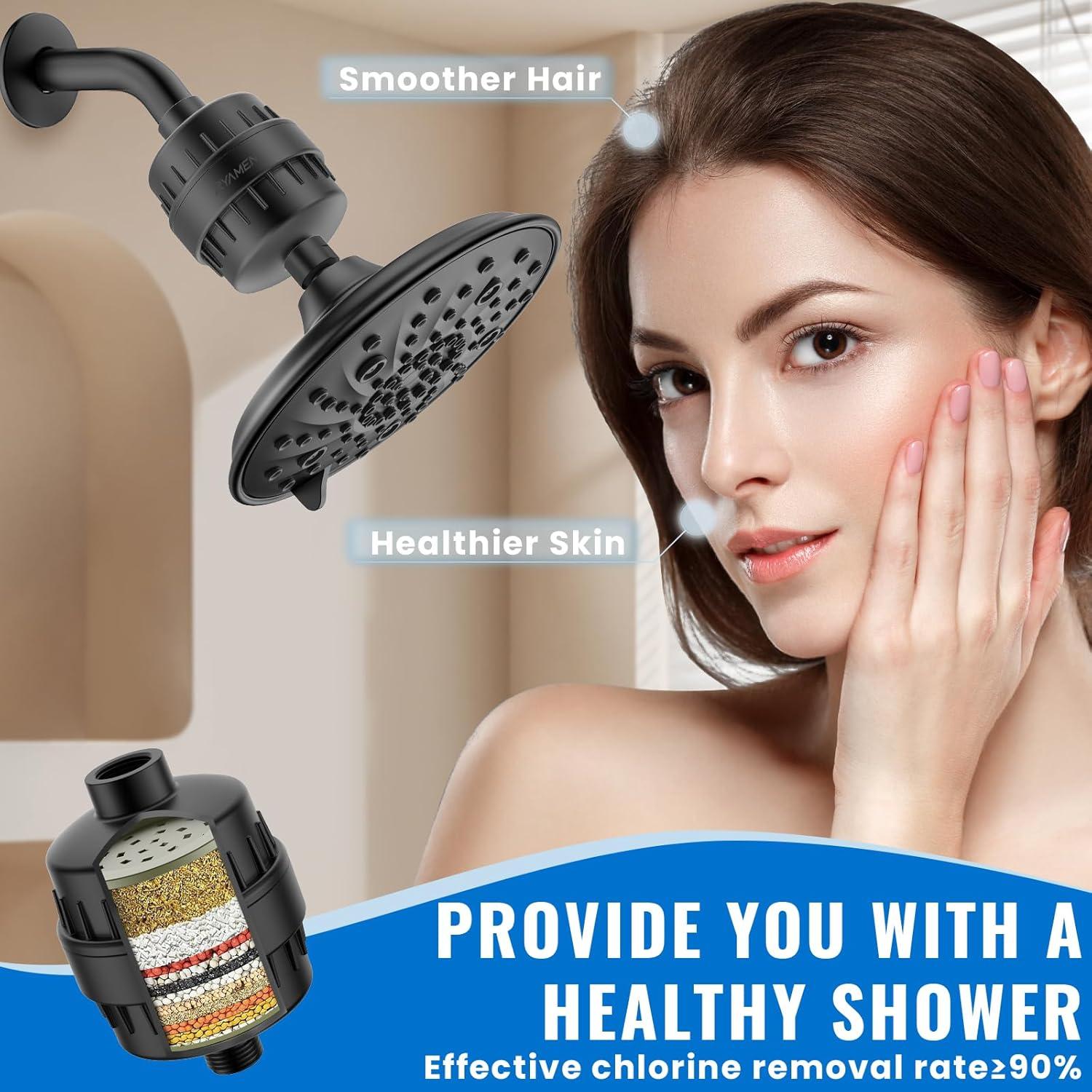 Filtro de Ducha Ryamen ACSF0004 con Remoción de Cloro y Metales