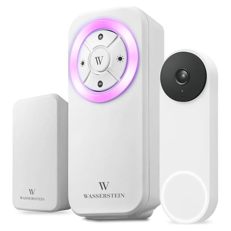 Timbre Wasserstein para Google Nest Doorbell Con Cable 2ª Gen