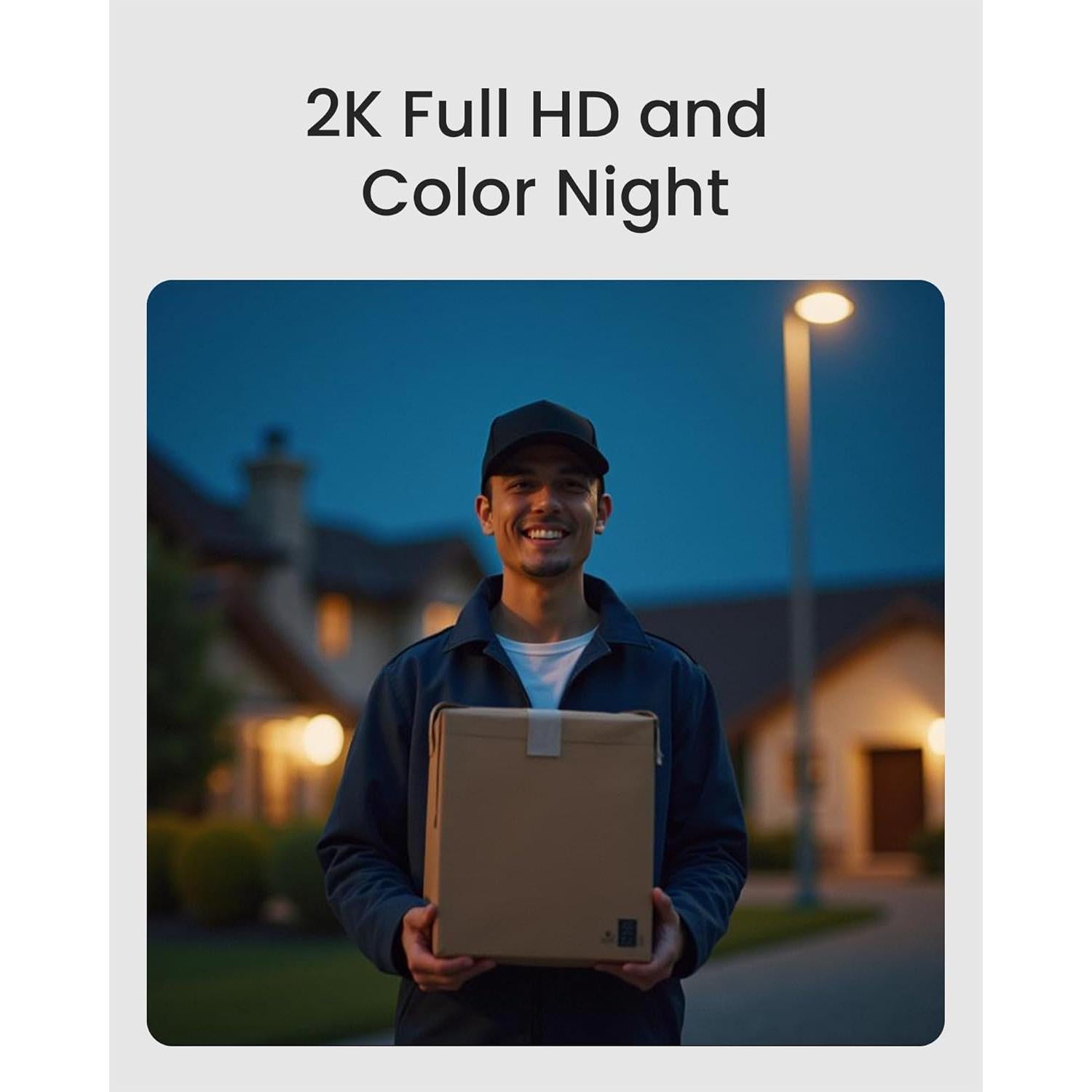 Cámara de Timbre Inalámbrico Youkey DB312 2K Doble Cámara AI