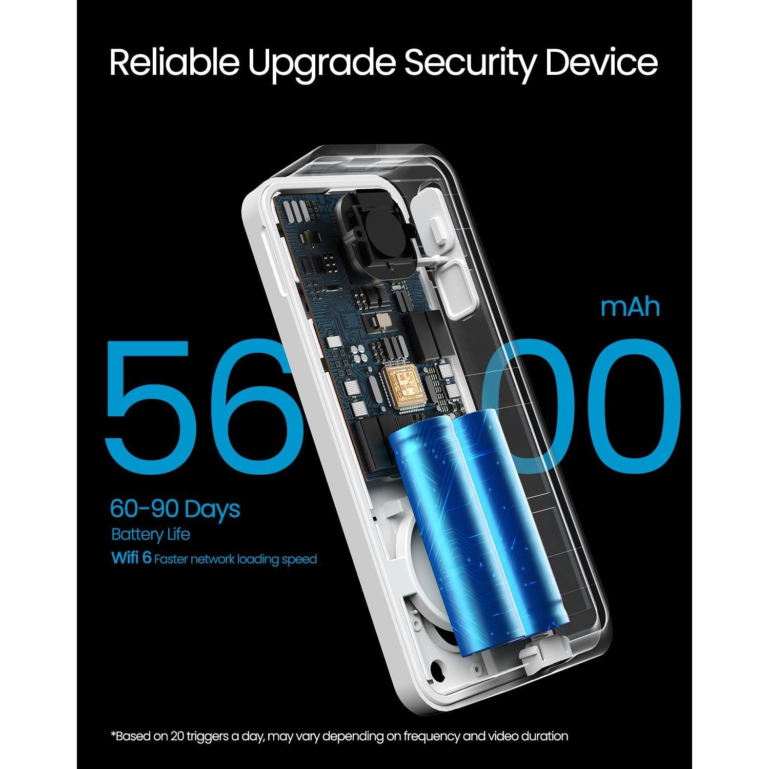 Cámara de Timbre Inalámbrica ieGeek Bell J10 3MP 180°