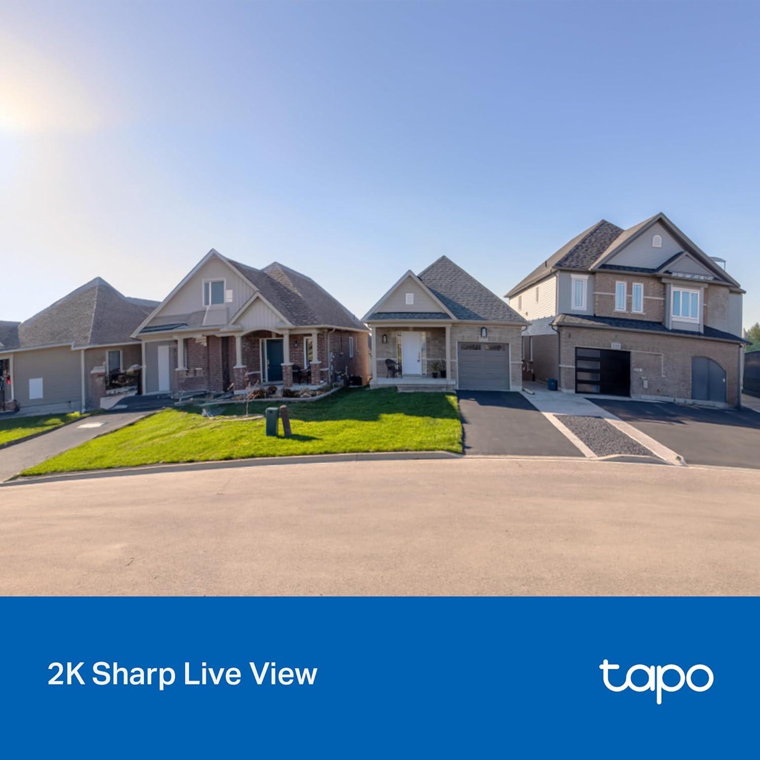 Cámara Timbre Inalámbrico Tapo D205 - 2K, 160° Vista, AI