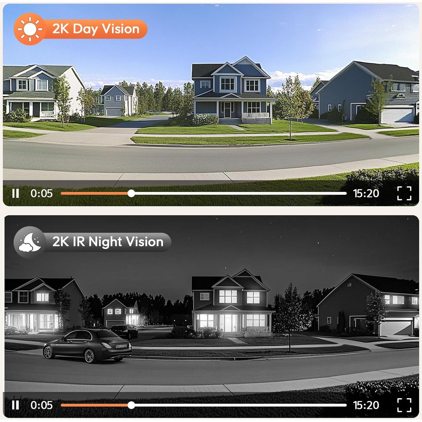 Cámara de Timbre Inalámbrico Belleye DB3 2K HD con Visión Nocturna