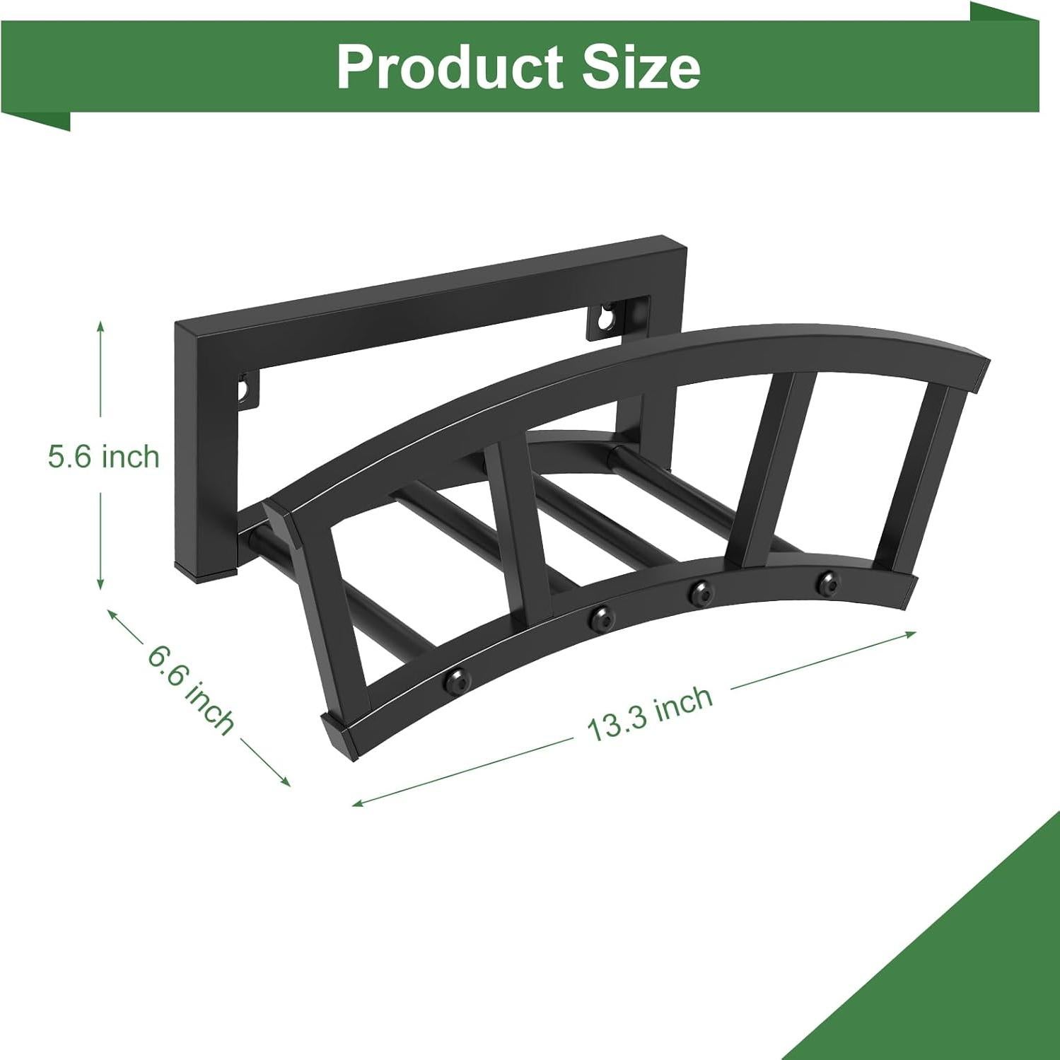 Soporte de Manguera de Jardín OLV Montado en Pared 38.1m