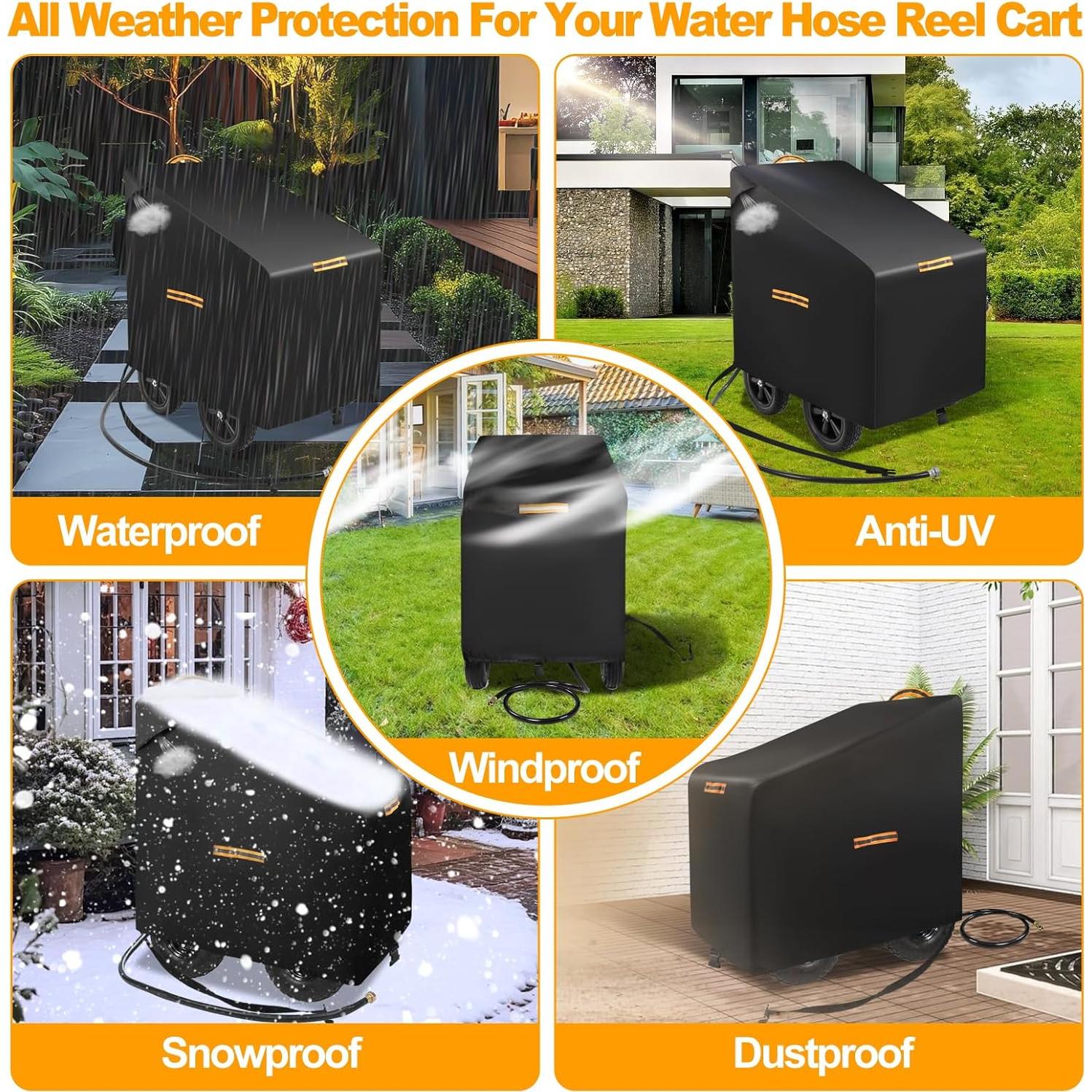 Cubierta Protectora para Carro de Manguera GRABADO 420D Impermeable