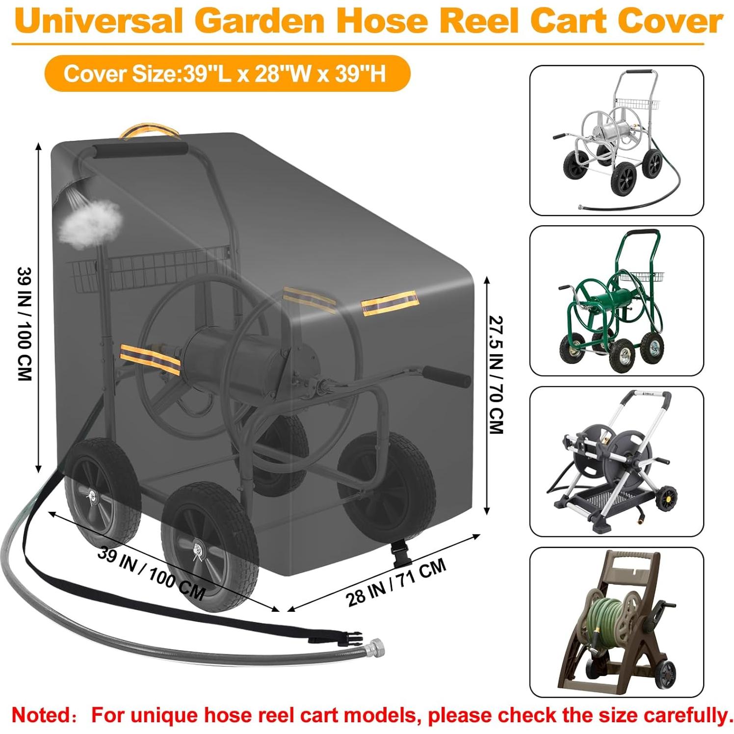 Cubierta Protectora para Carro de Manguera GRABADO 420D Impermeable