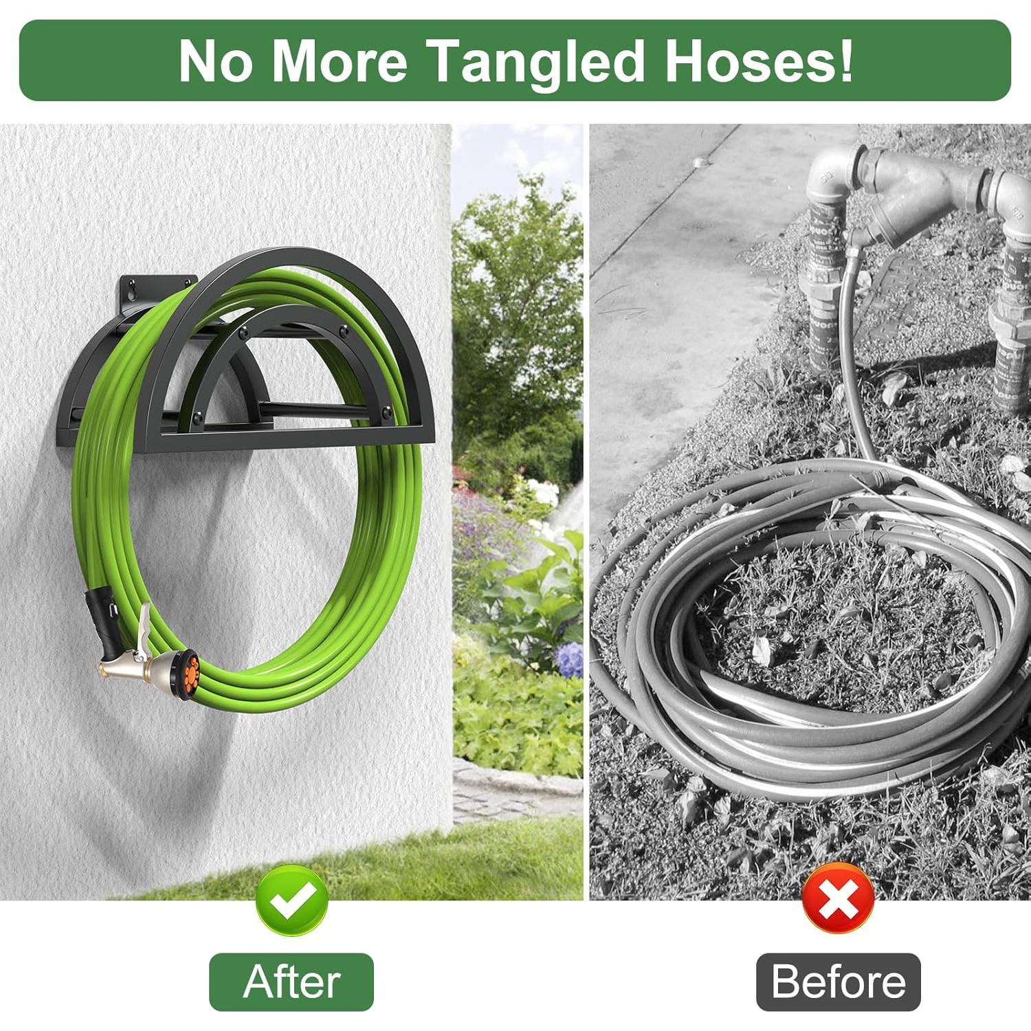 Soporte para Manguera OLV de Pared, Metal Resistente 38.1m