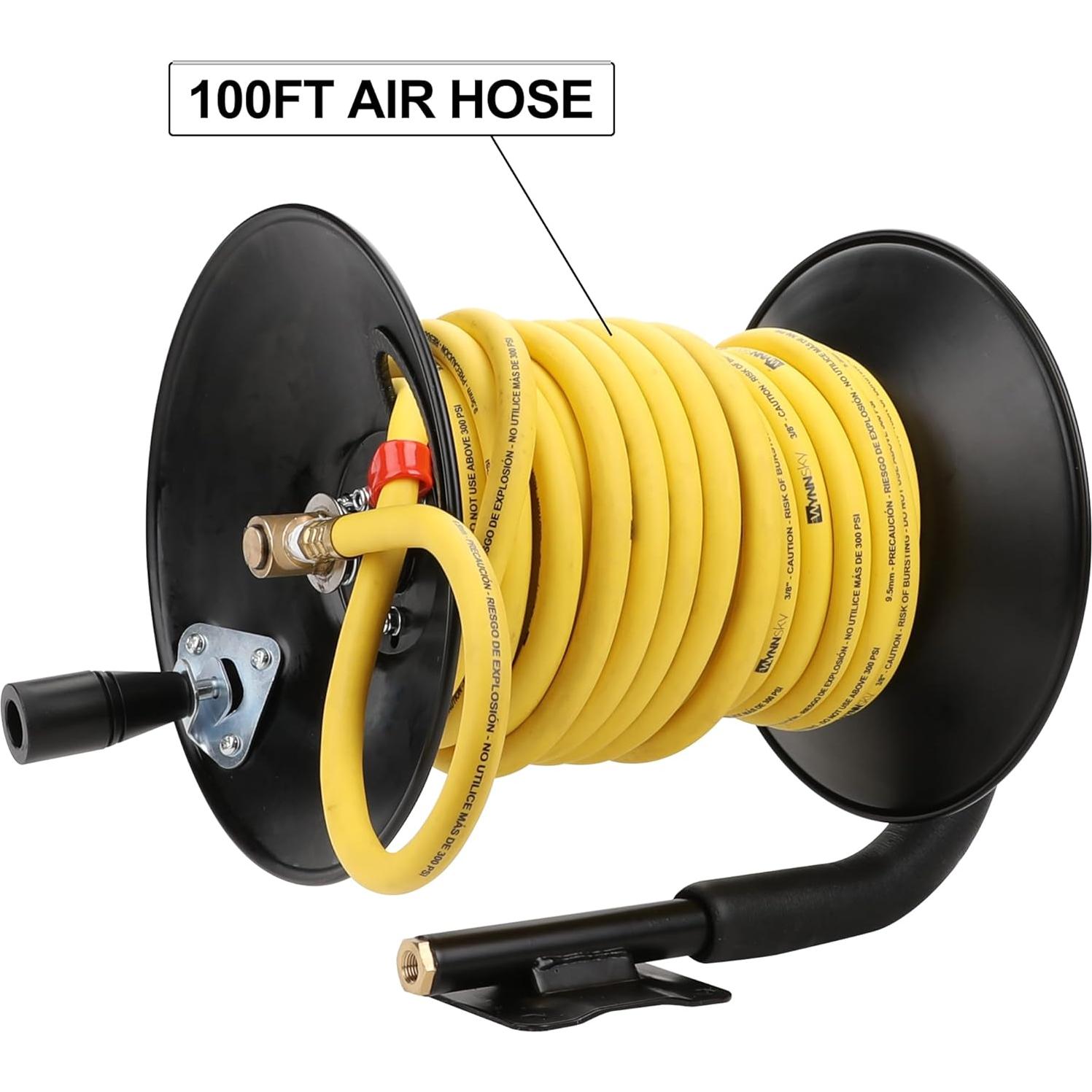 Carrete de Manguera Manual WYNNsky 30.48 m NPT 1/4"