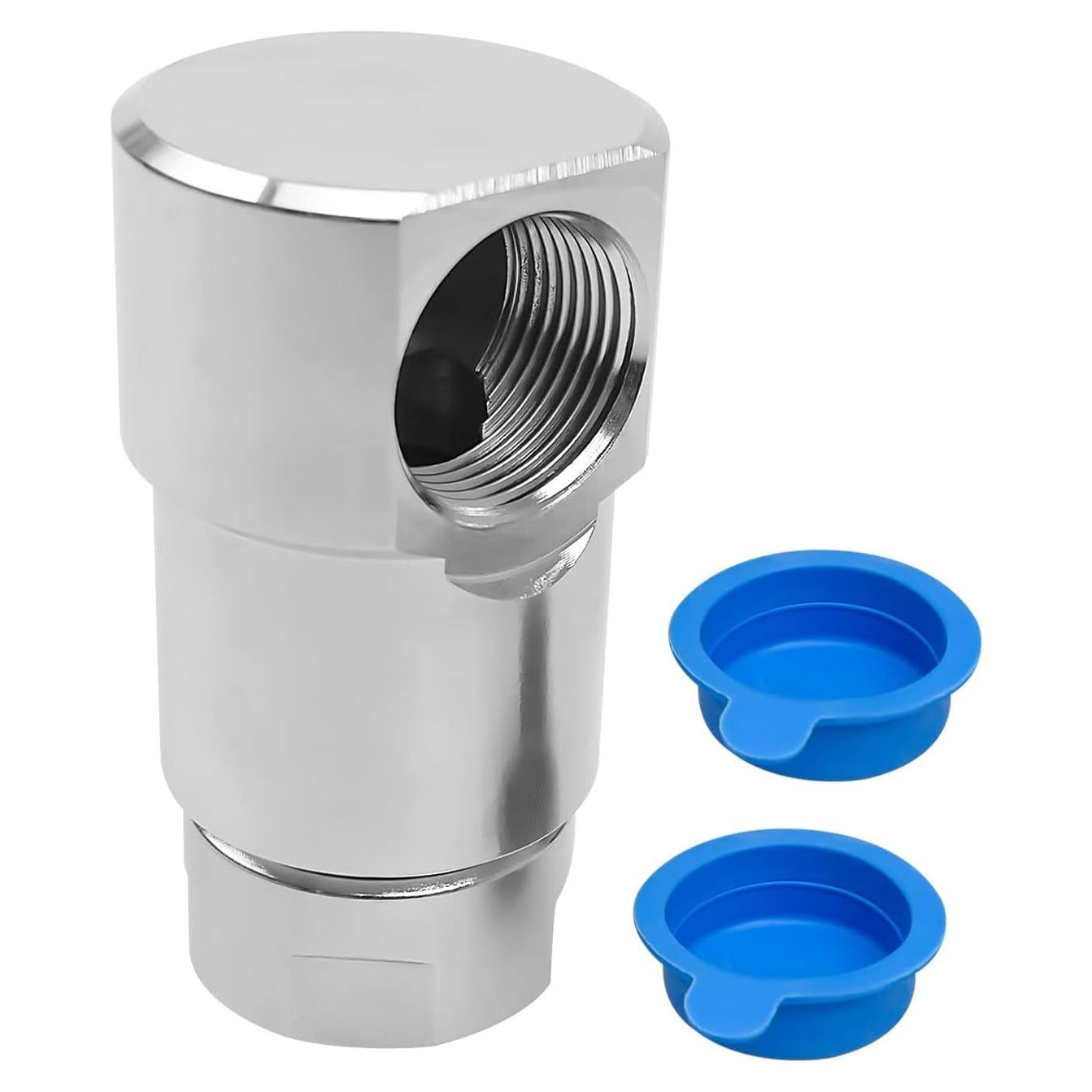 Carrete de Manguera Giratorio WUMZIJ 1 Pulgada Acero Pesado