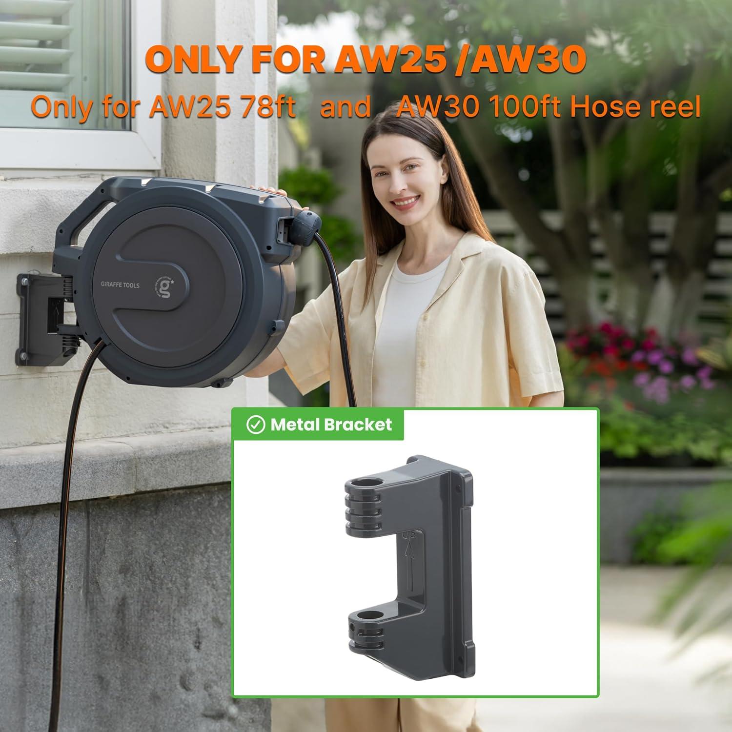 Soporte Metálico PRO Giraffe Tools AW25/30 para Carrete de Manguera