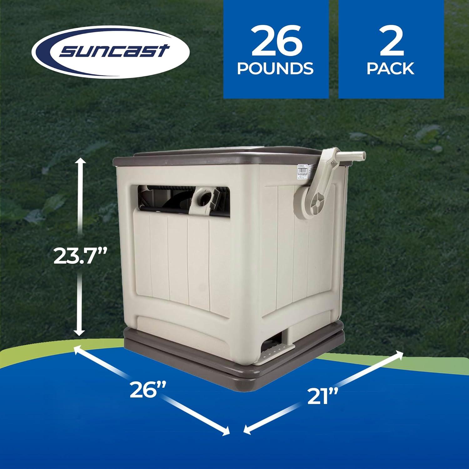 Carrete de Manguera Suncast Smart Trak 68.58m Almacenamiento