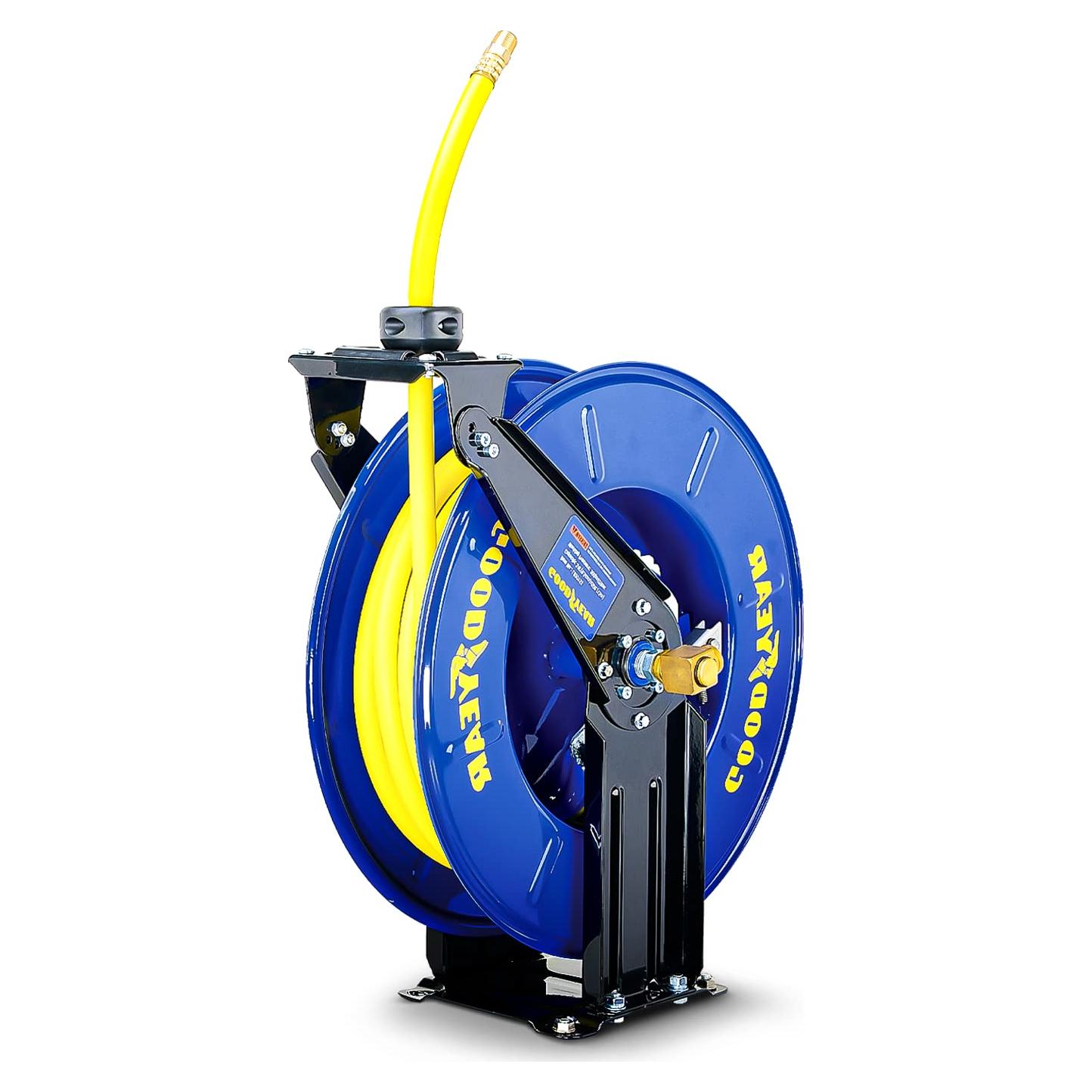 Carrete de Manguera de Aire Goodyear 1/2" x 15.24m Industrial