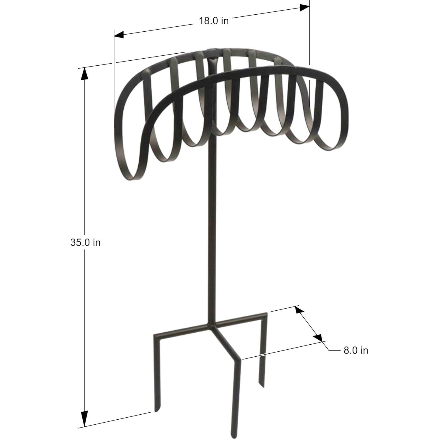 Soporte para Manguera de Jardín Liberty Garden 647, Acero Negro