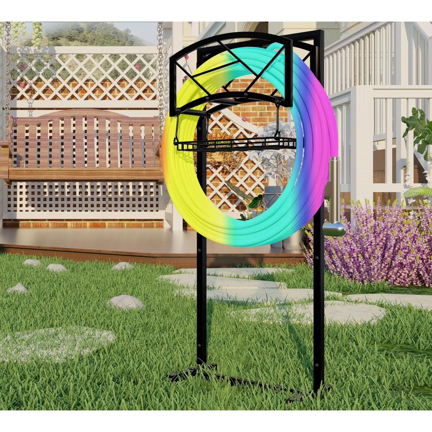 Soporte de Manguera de Jardín Fire Beauty FB223, 36kg, 55m