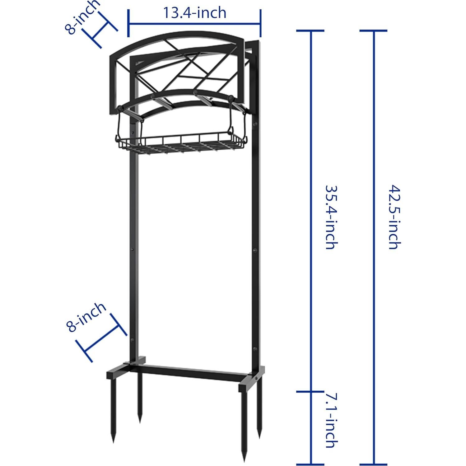 Soporte de Manguera de Jardín Fire Beauty FB223, 36kg, 55m
