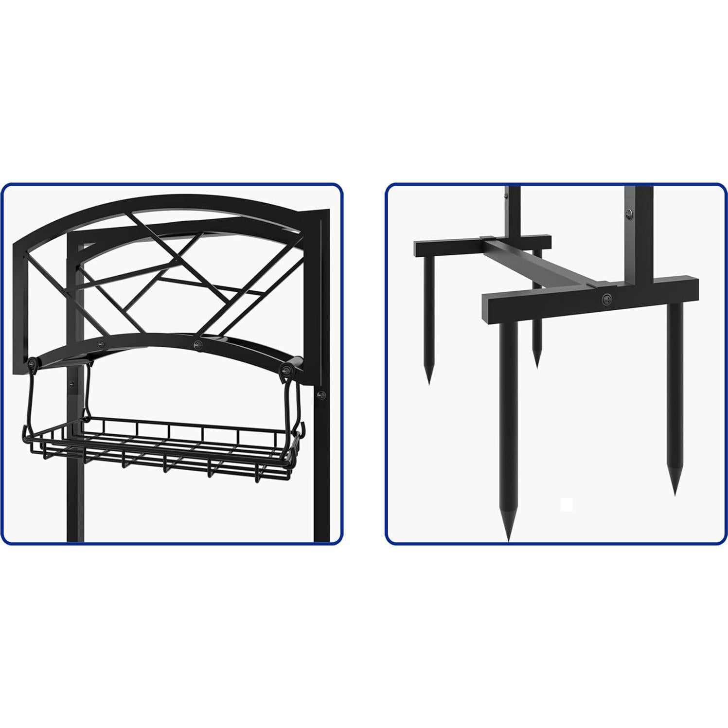 Soporte de Manguera de Jardín Fire Beauty FB223, 36kg, 55m