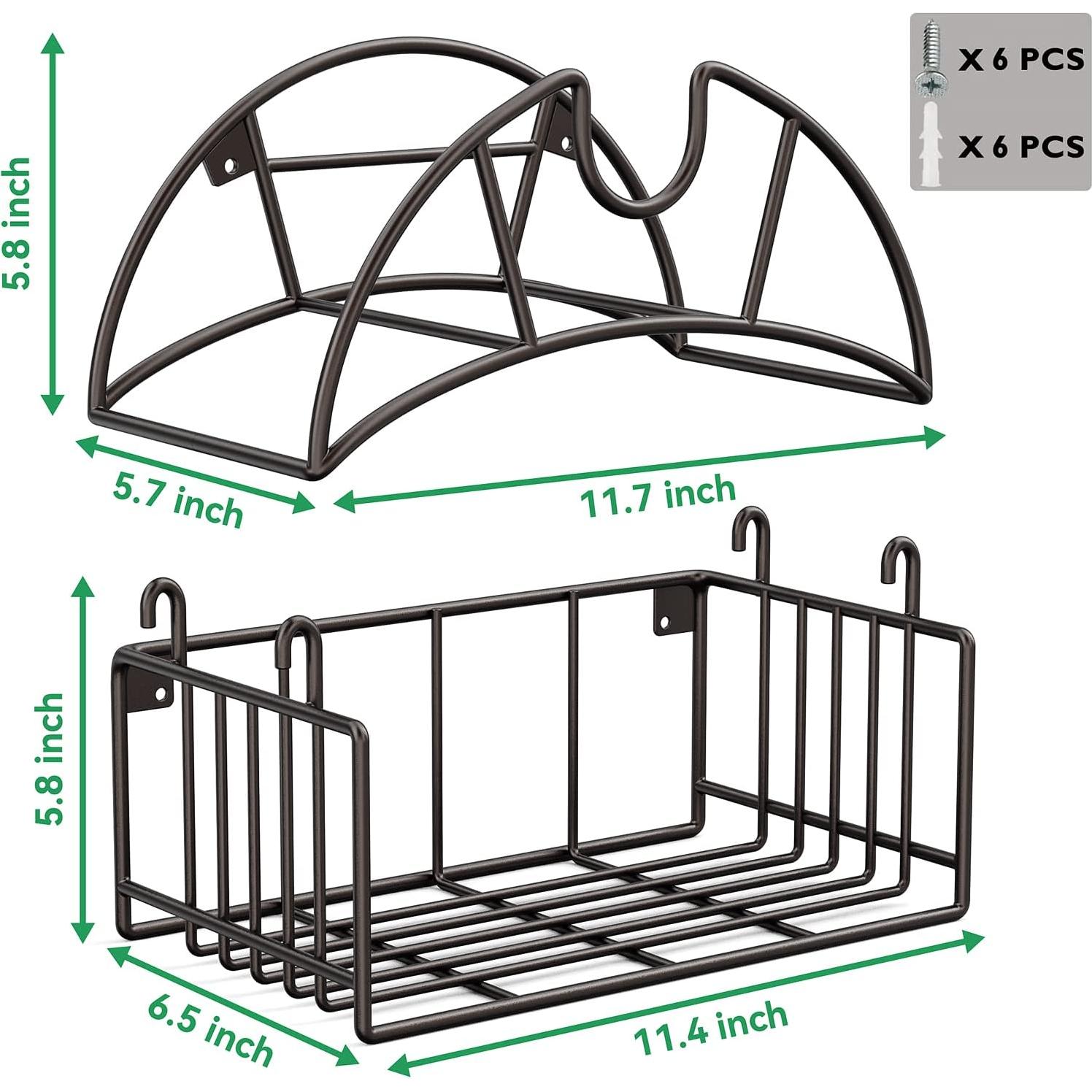 Carrete de Manguera de Jardín Lamir Metal Montaje en Pared 1.18kg