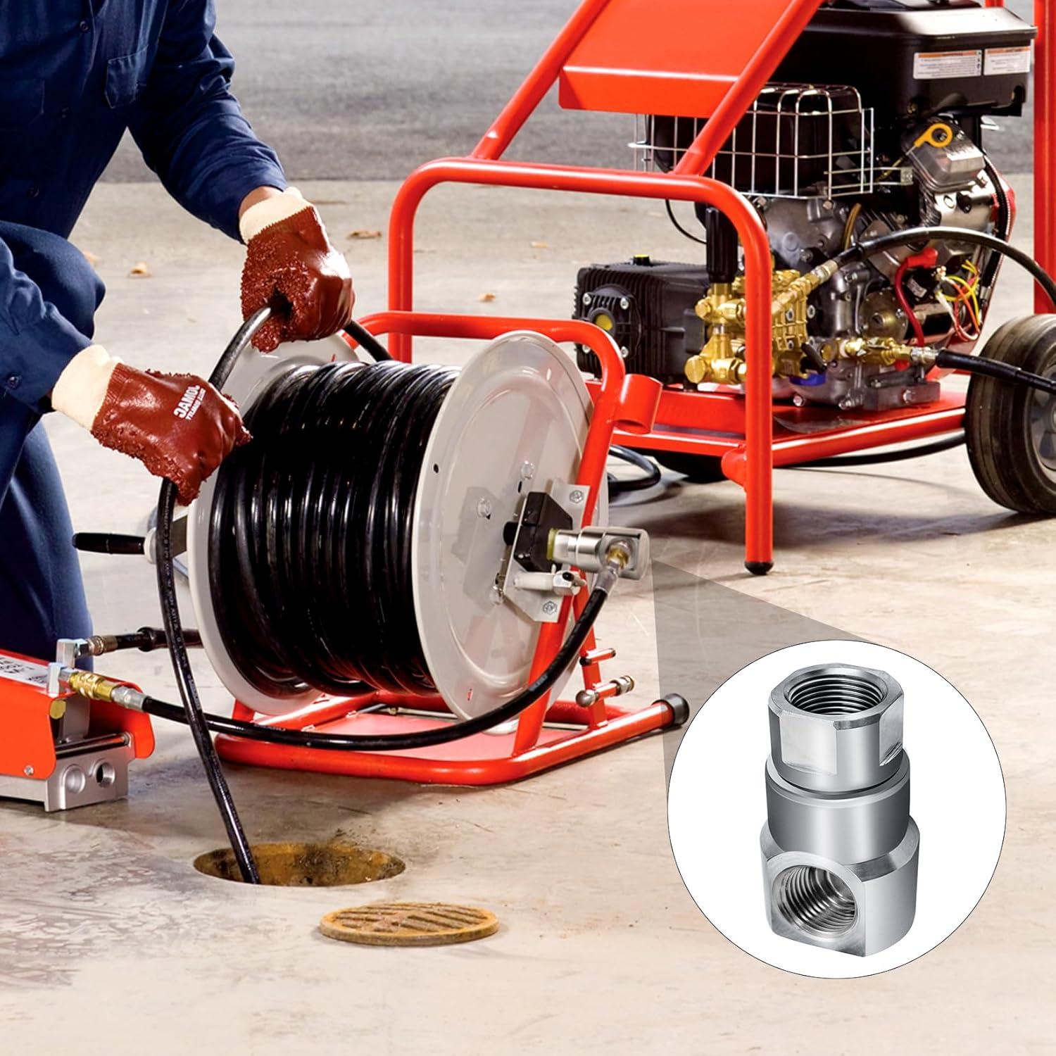 Carrete de Manguera 1" FXF Alater con Engrase Zerk ISO 9001