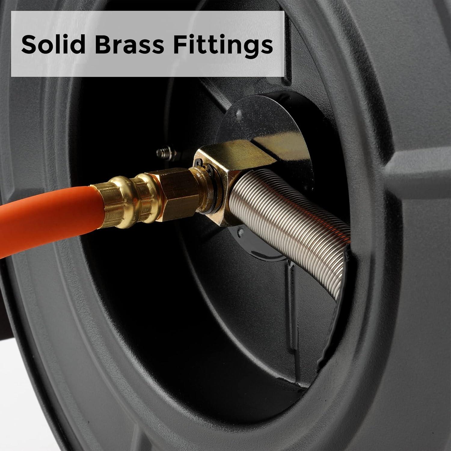 Carrete Retráctil de Manguera de Aire Giraffe TA15 50 pies