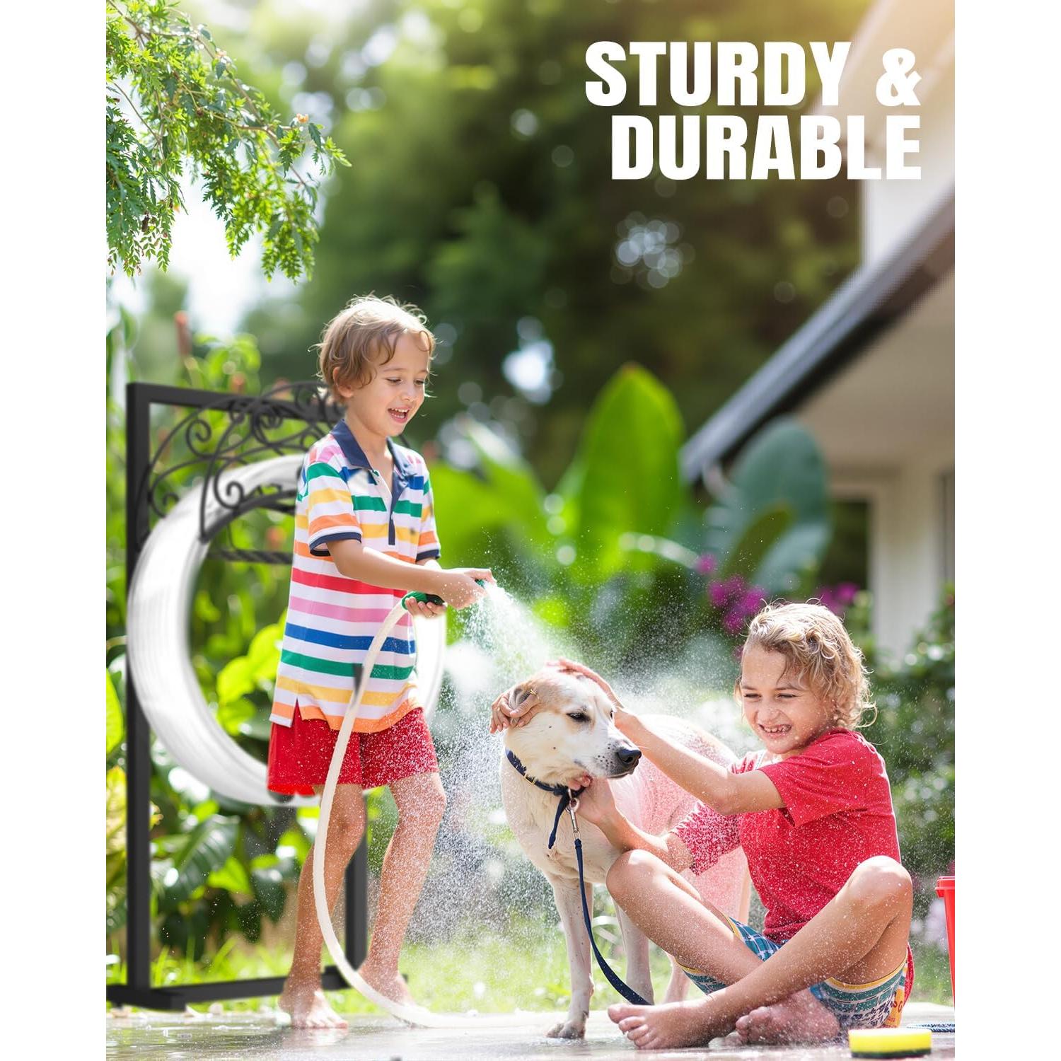 Soporte de Manguera de Jardín Breeze Touch 88.90 cm Alta Resistencia