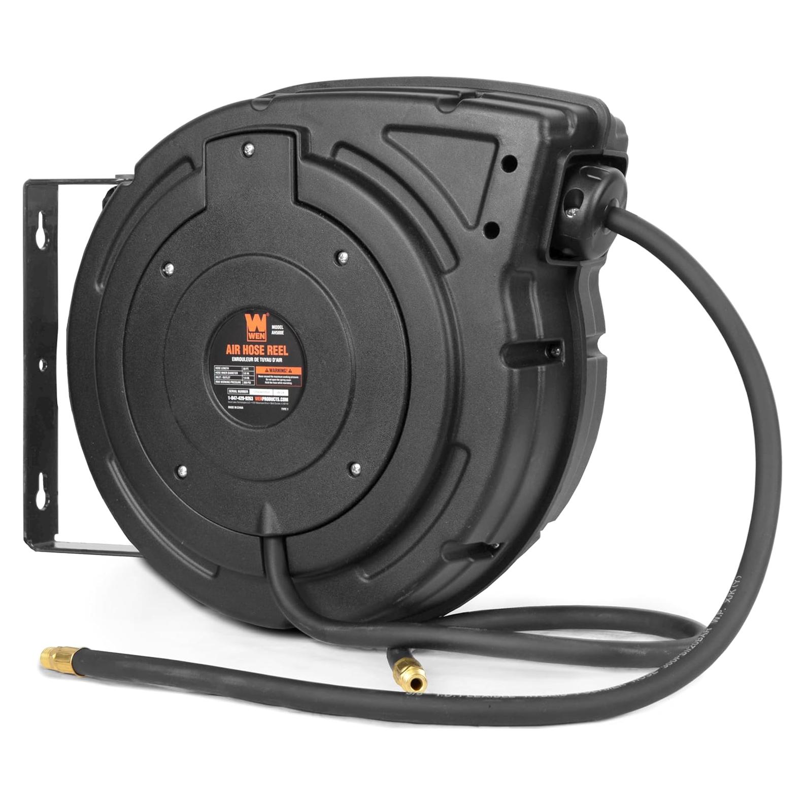 Carrete Retráctil de Manguera de Aire WEN AH500E 50ft 300PSI