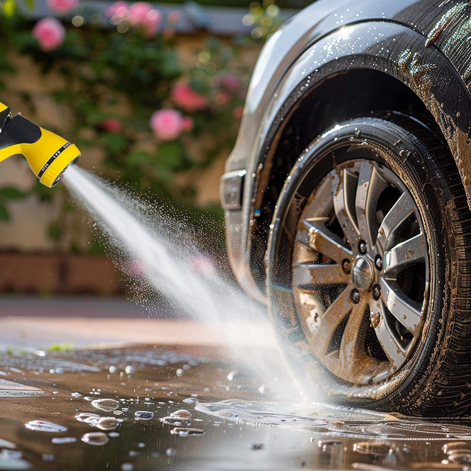 Manguera de Jardín Expandible AiPertop 15m con Boquilla 8 Modos