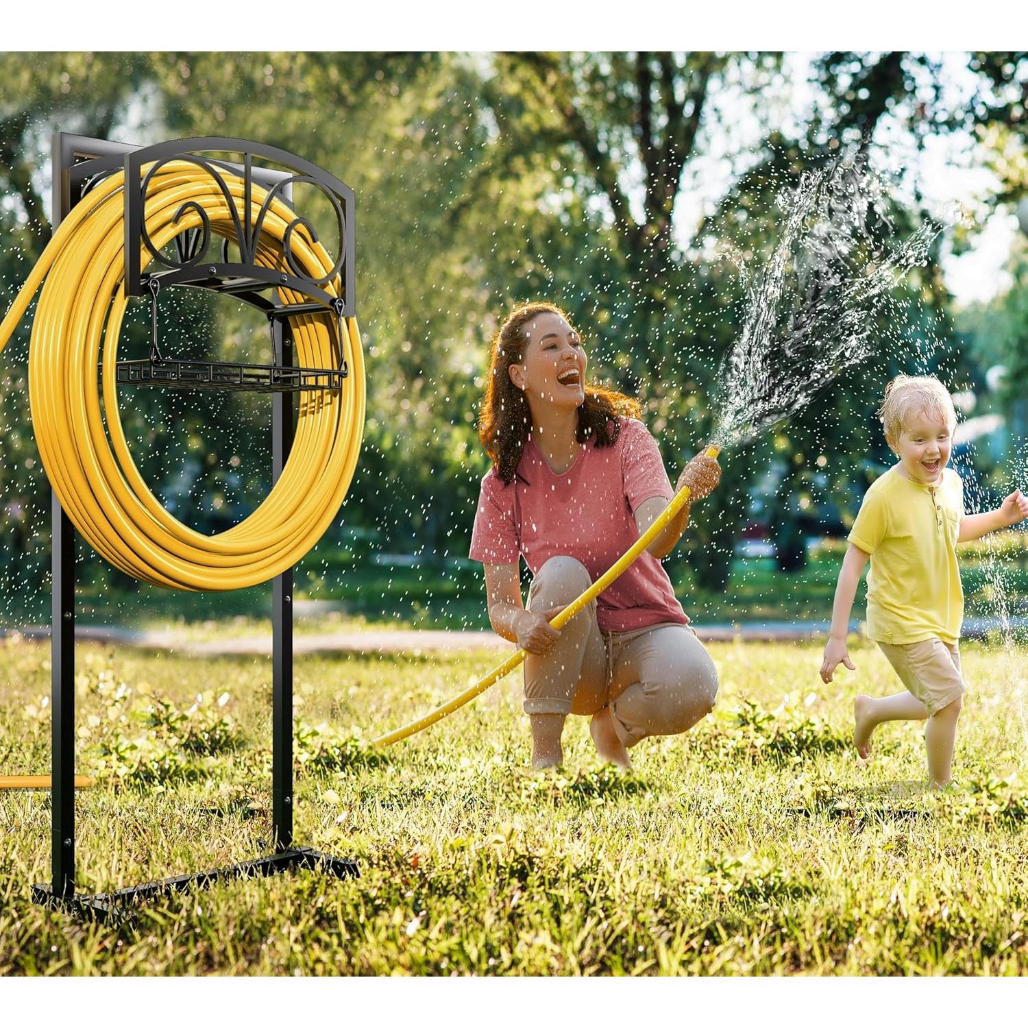 Soporte para Manguera de Jardín Fire Beauty FB222, 20x39x108cm