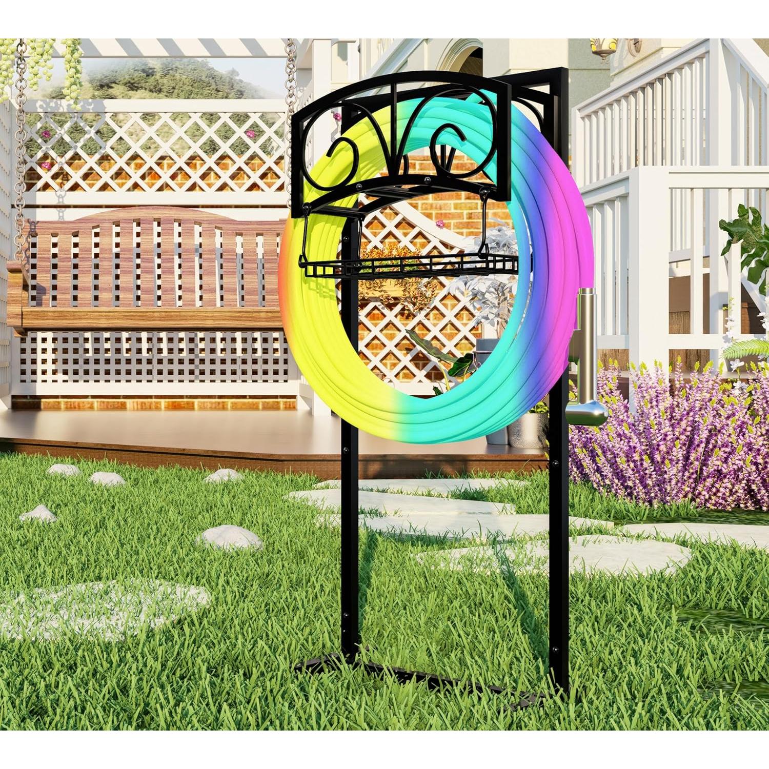 Soporte para Manguera de Jardín Fire Beauty FB222, 20x39x108cm