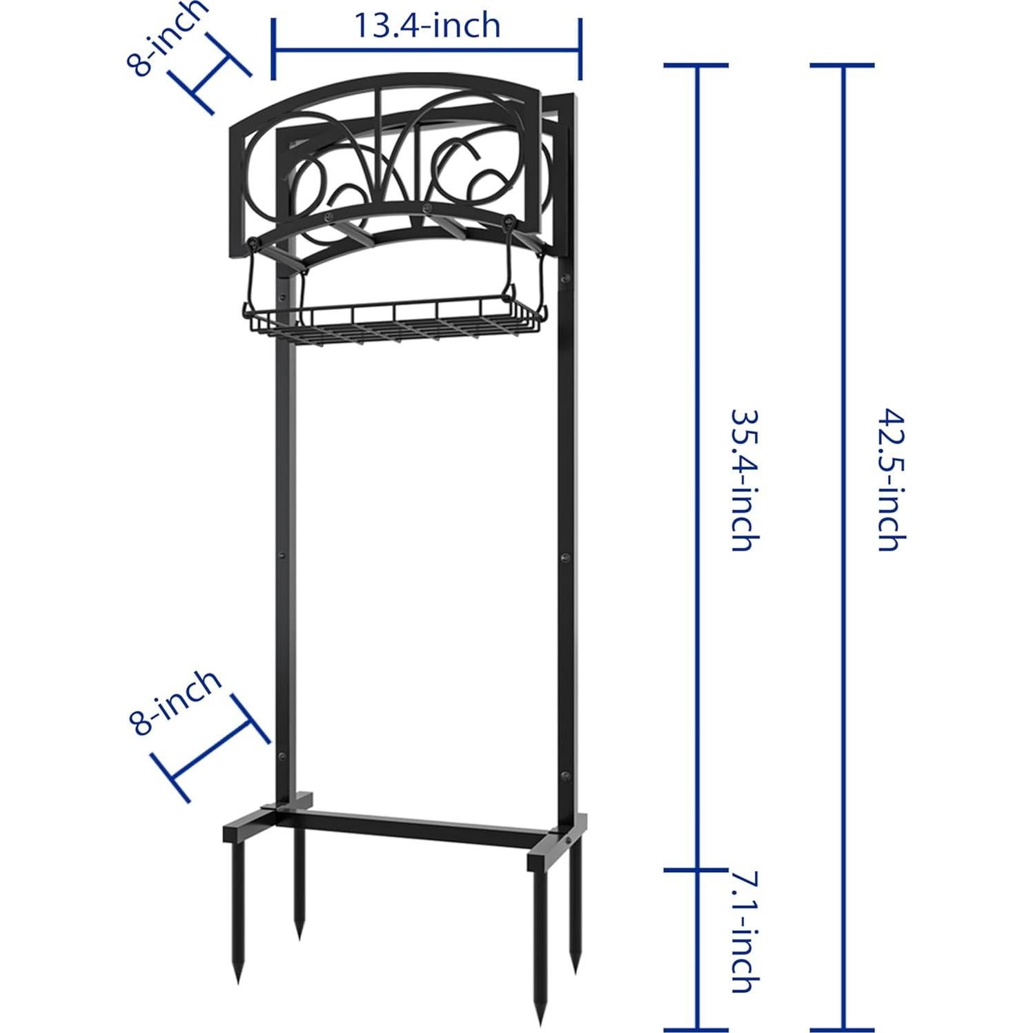 Soporte para Manguera de Jardín Fire Beauty FB222, 20x39x108cm