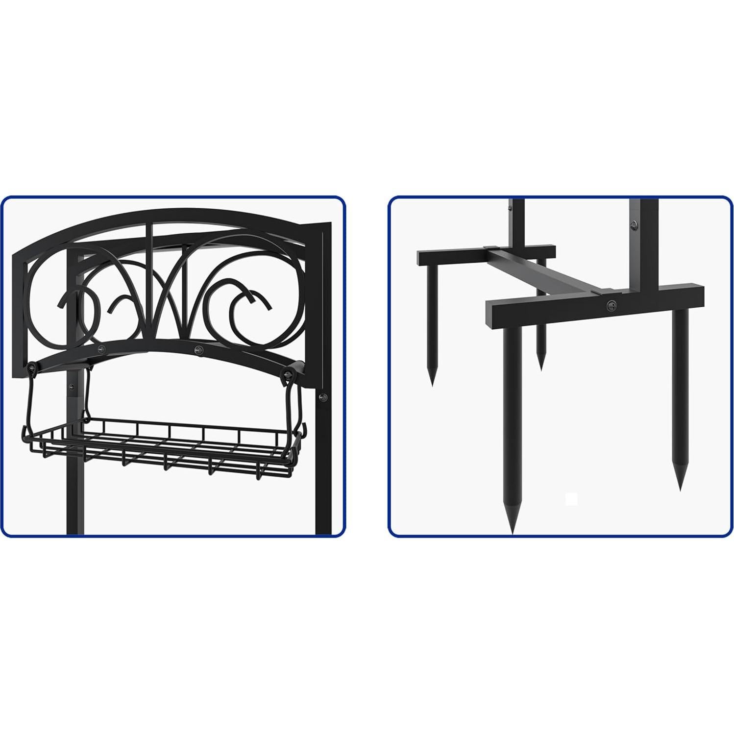Soporte para Manguera de Jardín Fire Beauty FB222, 20x39x108cm