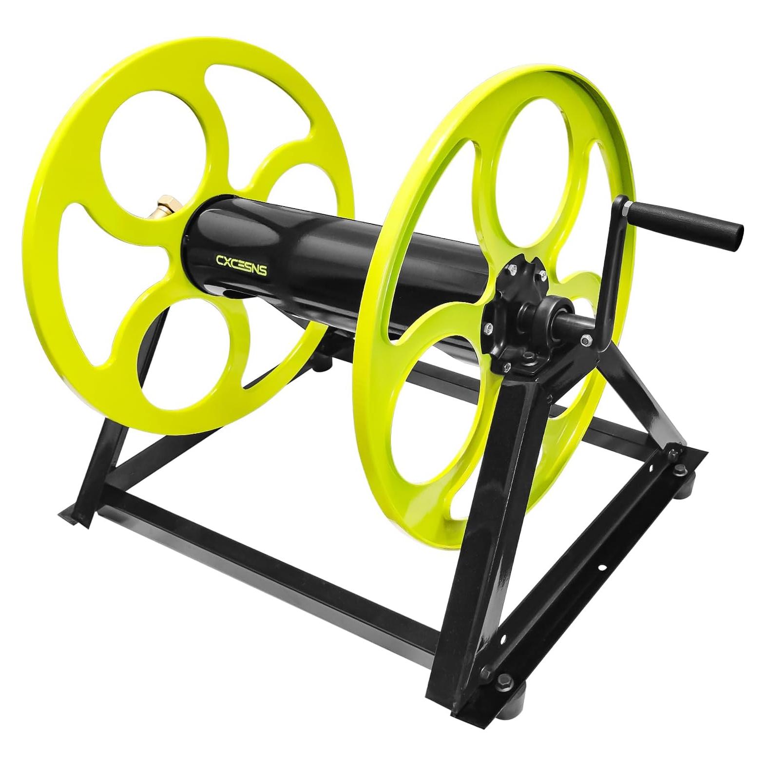 Carrete de Manguera de Jardín CXCESNS 400 pies Acero Inoxidable