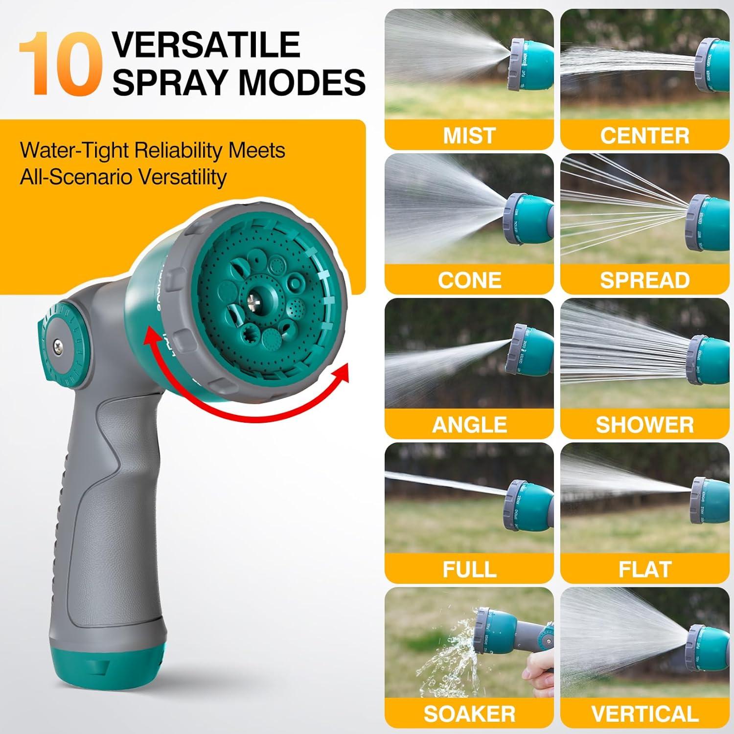 Carrete de Manguera Retráctil AXTRIM 30.48 m x 1.27 cm con Boquilla