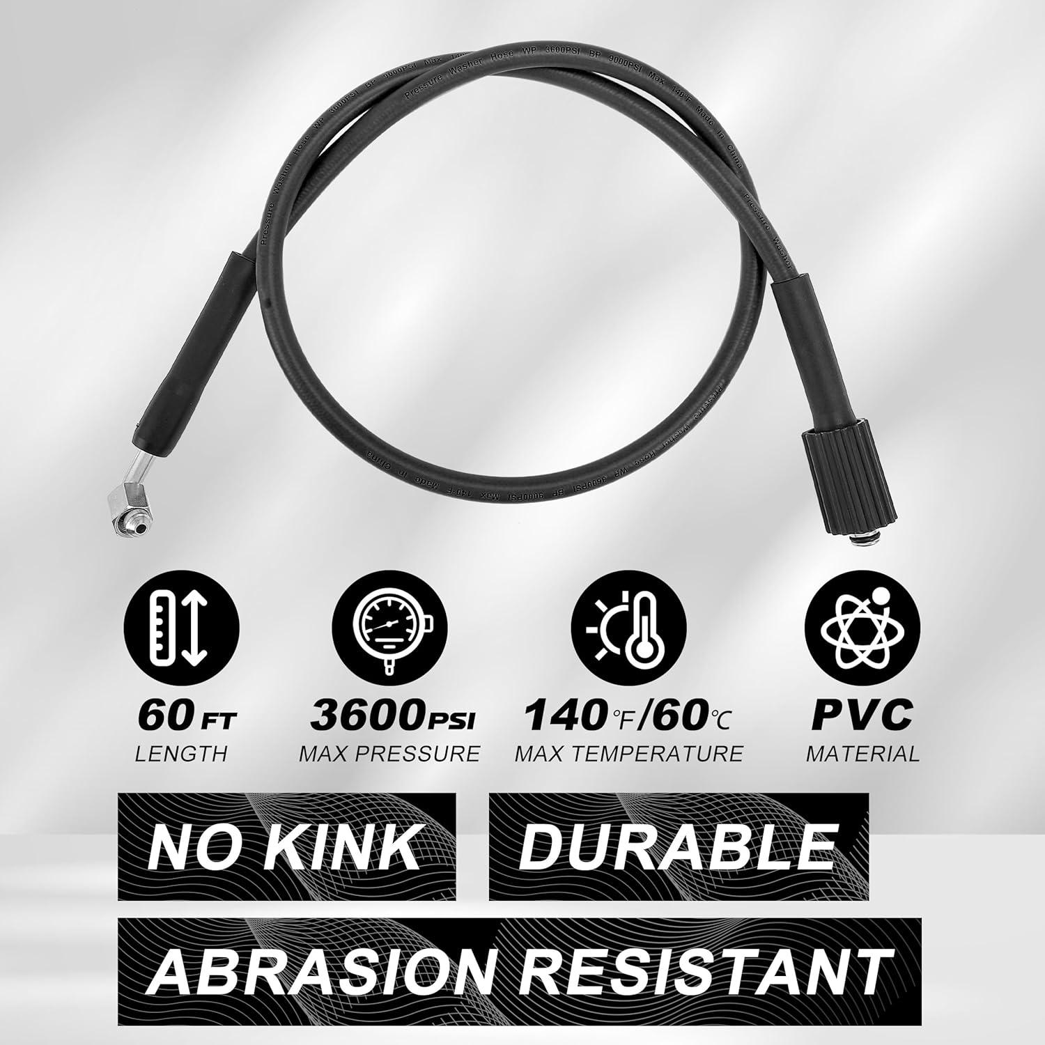 Carrete de Manguera de Presión Tool Daily 60FT Auto-Rebobinado