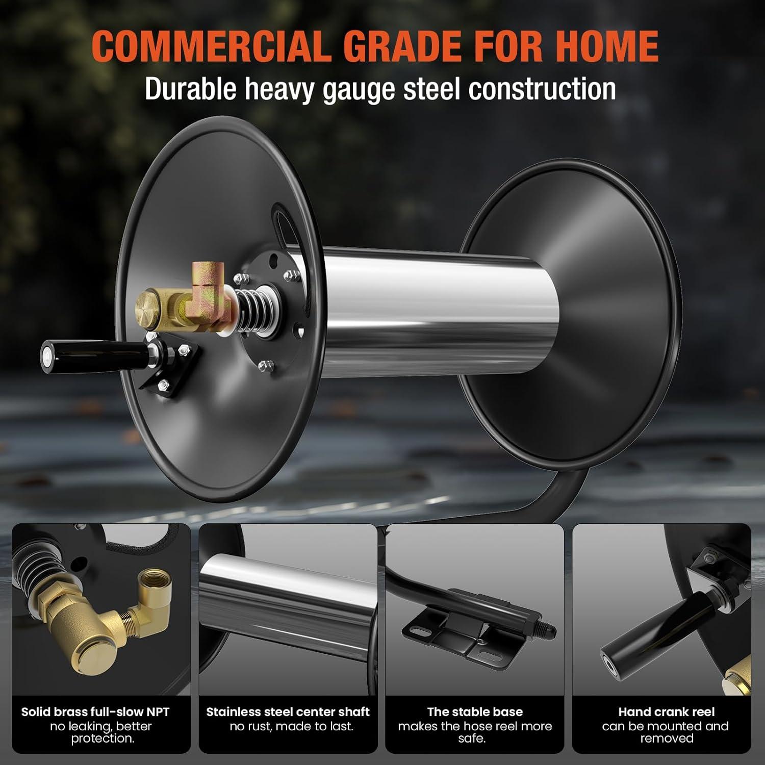 Carrete de Manguera de Alta Presión BreAro 30.48 m 4000 PSI