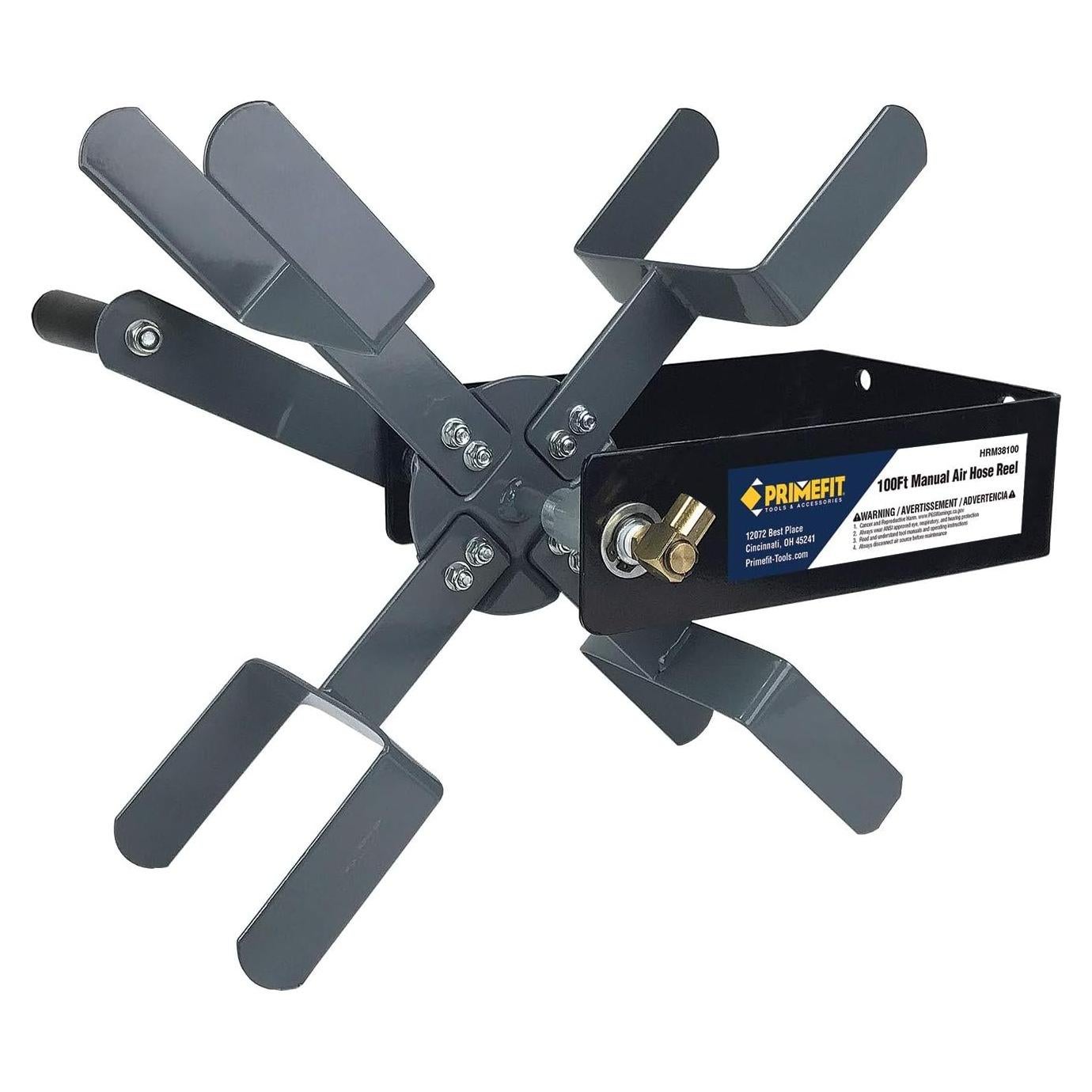 Carrete de Manguera de Aire Manual Primefit HRM38100 30.48m