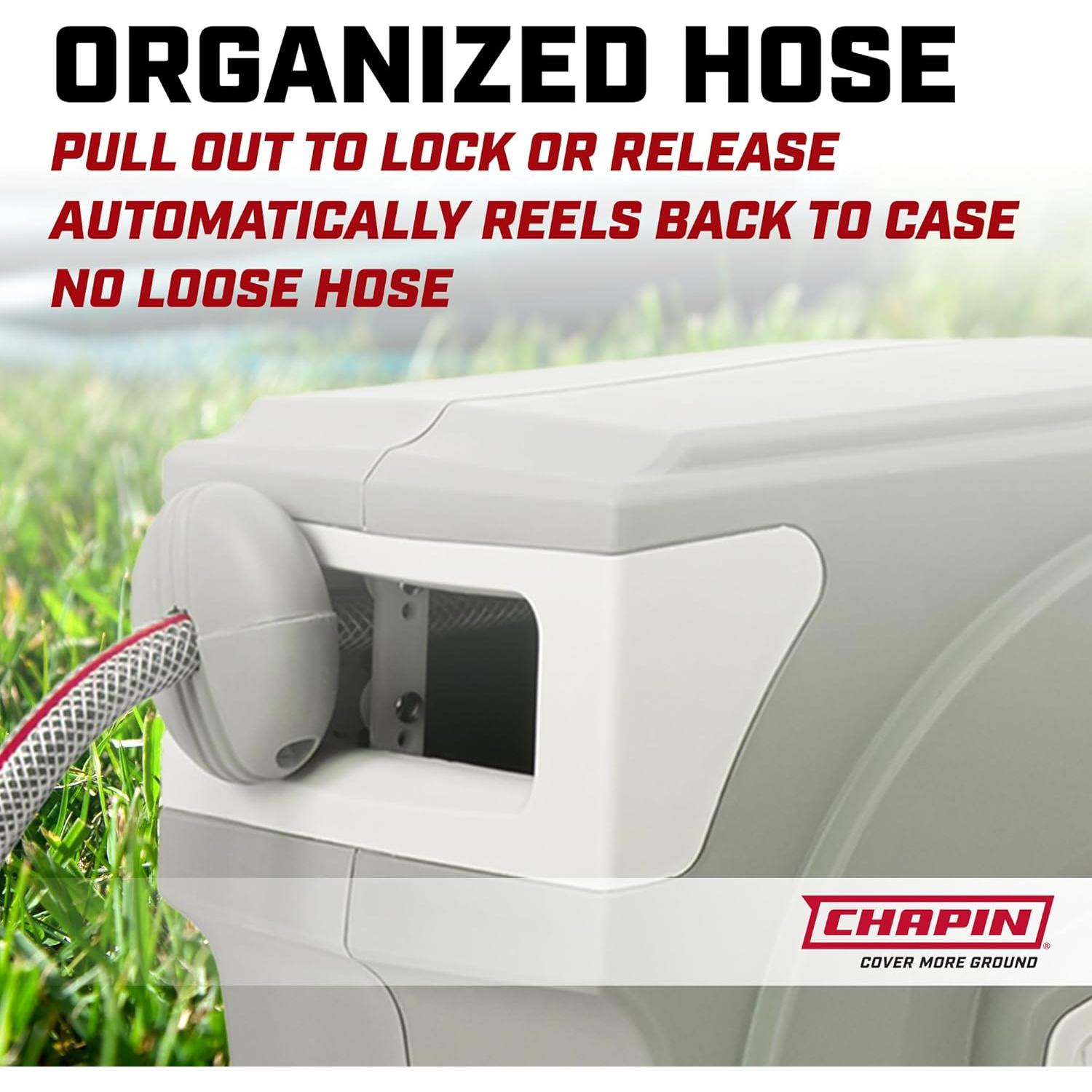 Carrete de Manguera Retráctil Chapin 5997 20m Automático