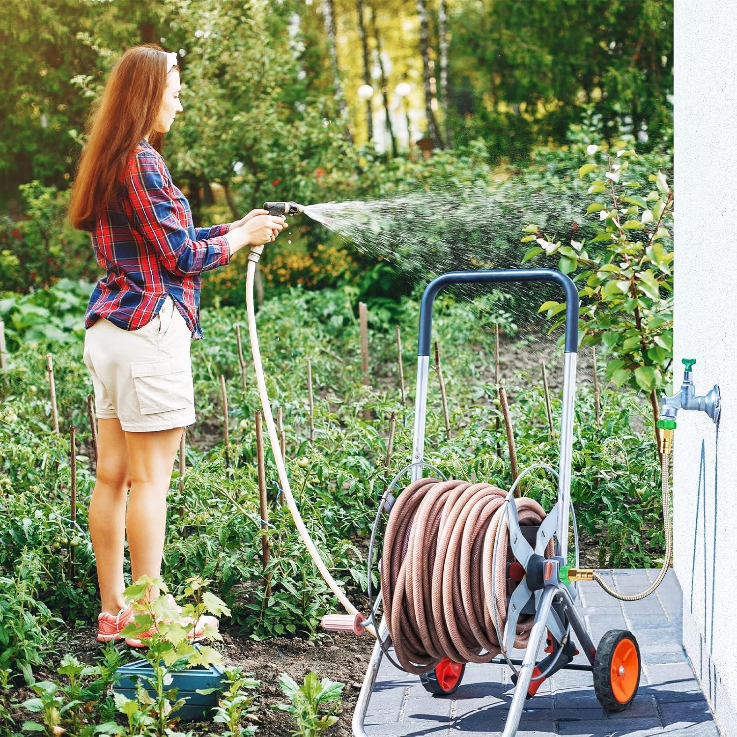 Manguera de Jardín PJT 3FT Acero Inoxidable Femenino a Femenino