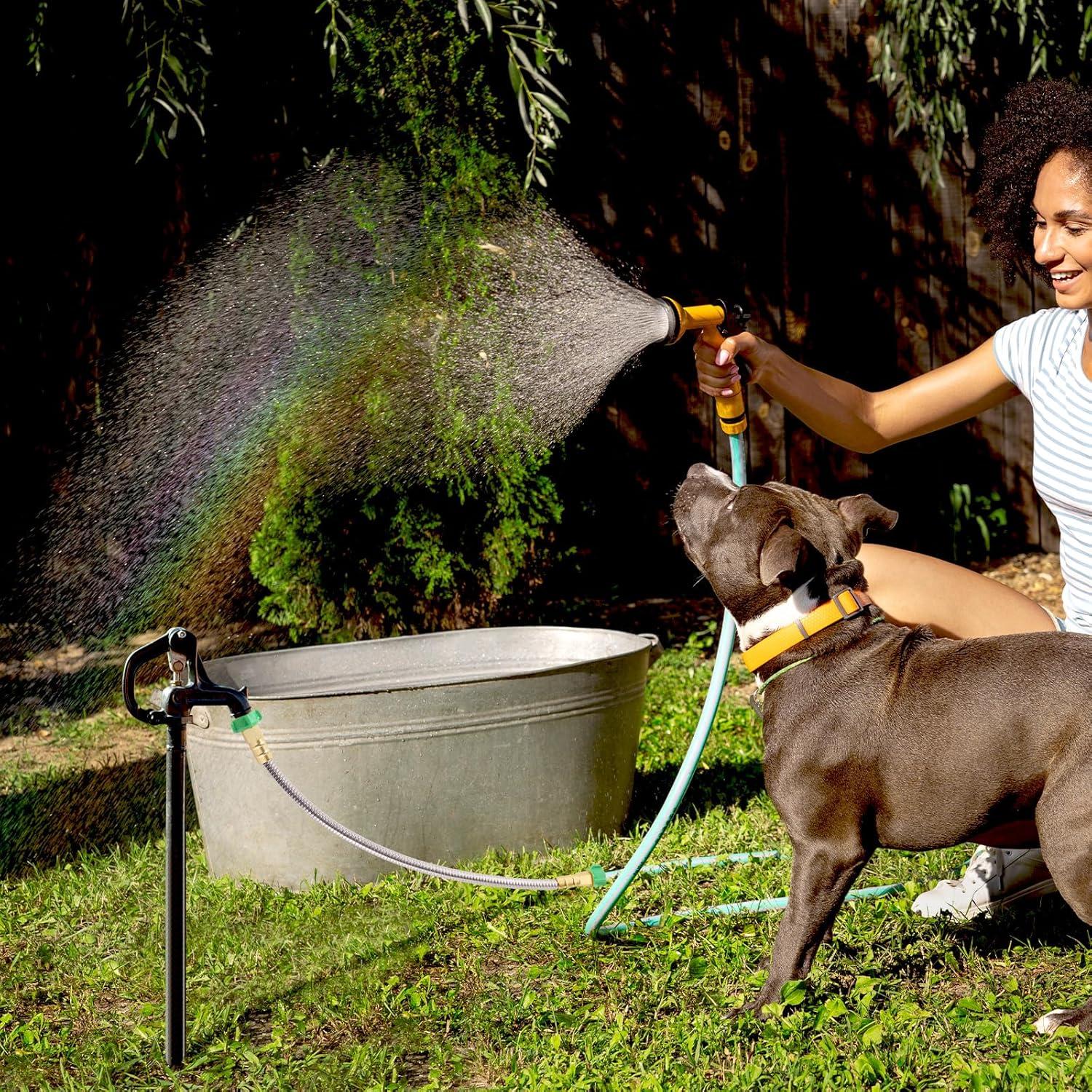 Manguera de Jardín PJT 3FT Acero Inoxidable Femenino a Femenino