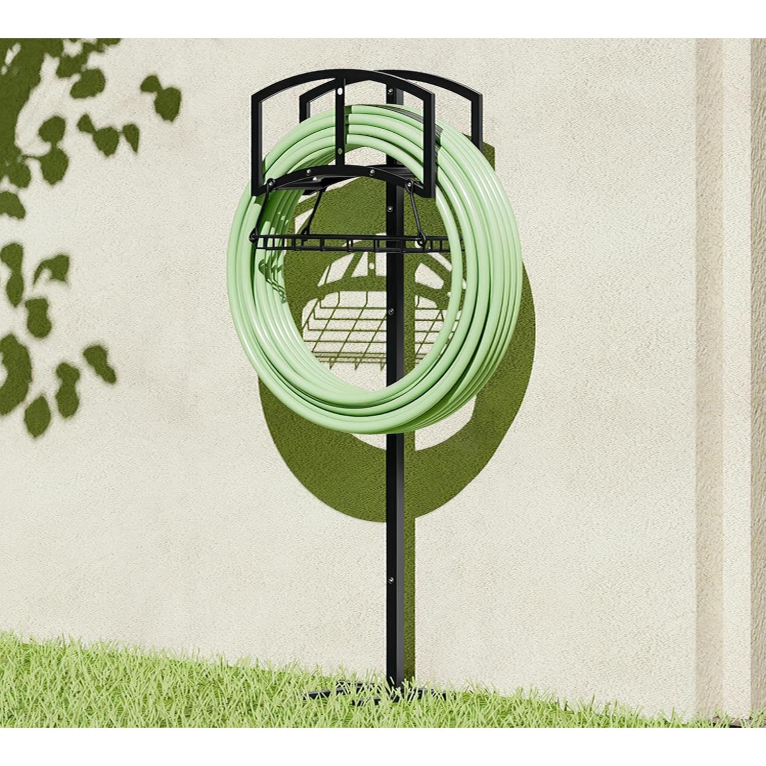 Soporte para Manguera de Jardín CALIDOLA 150FT Negro