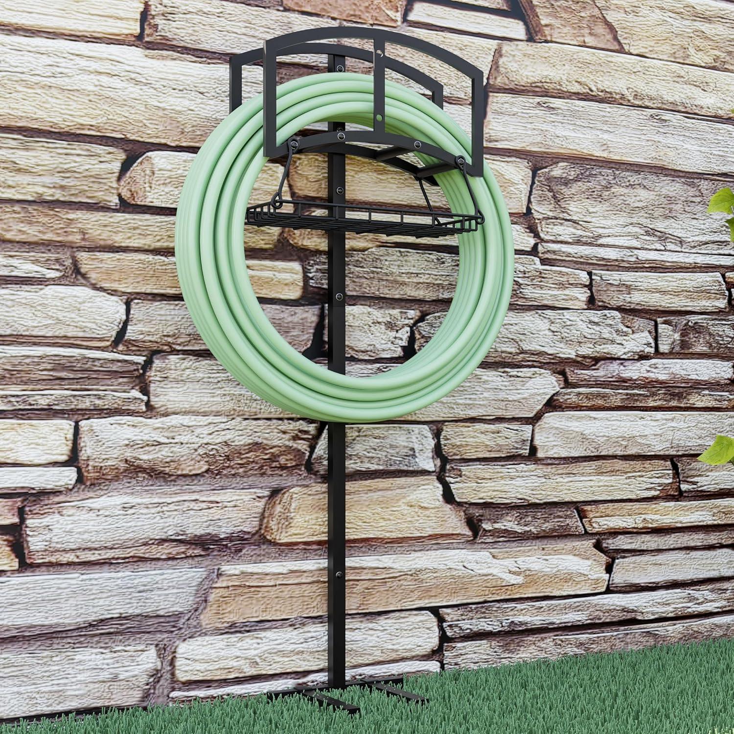 Soporte para Manguera de Jardín CALIDOLA 150FT Negro