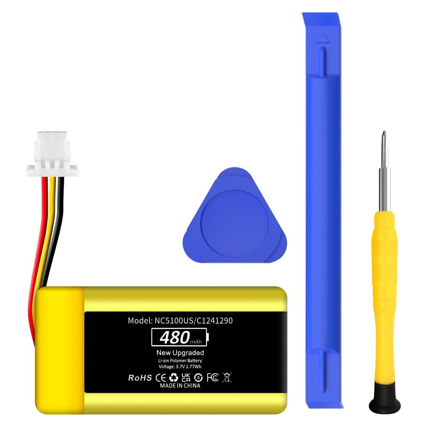 Batería de Reemplazo Nest Hello NC5100US 480mAh Li-Polímero