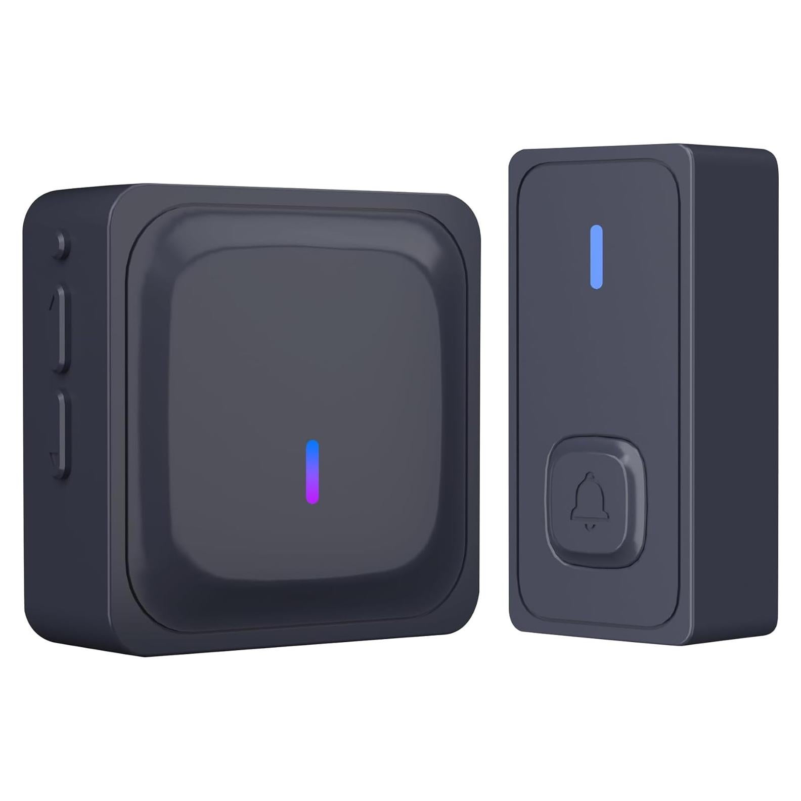 Timbre Inalámbrico BN-LINK IP55 1000Ft 58 Melodías Negro