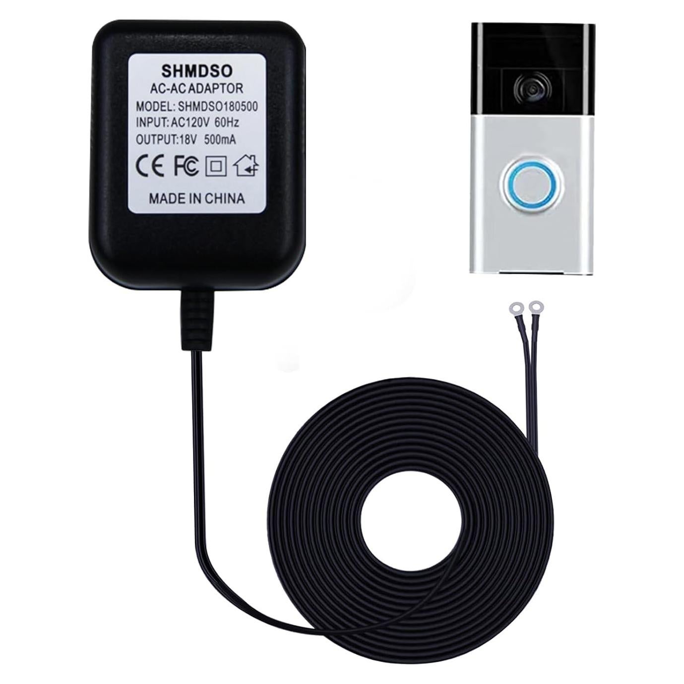 Transformador 18V SHMDSO para Timbre Eufy Nest WYZE 5m