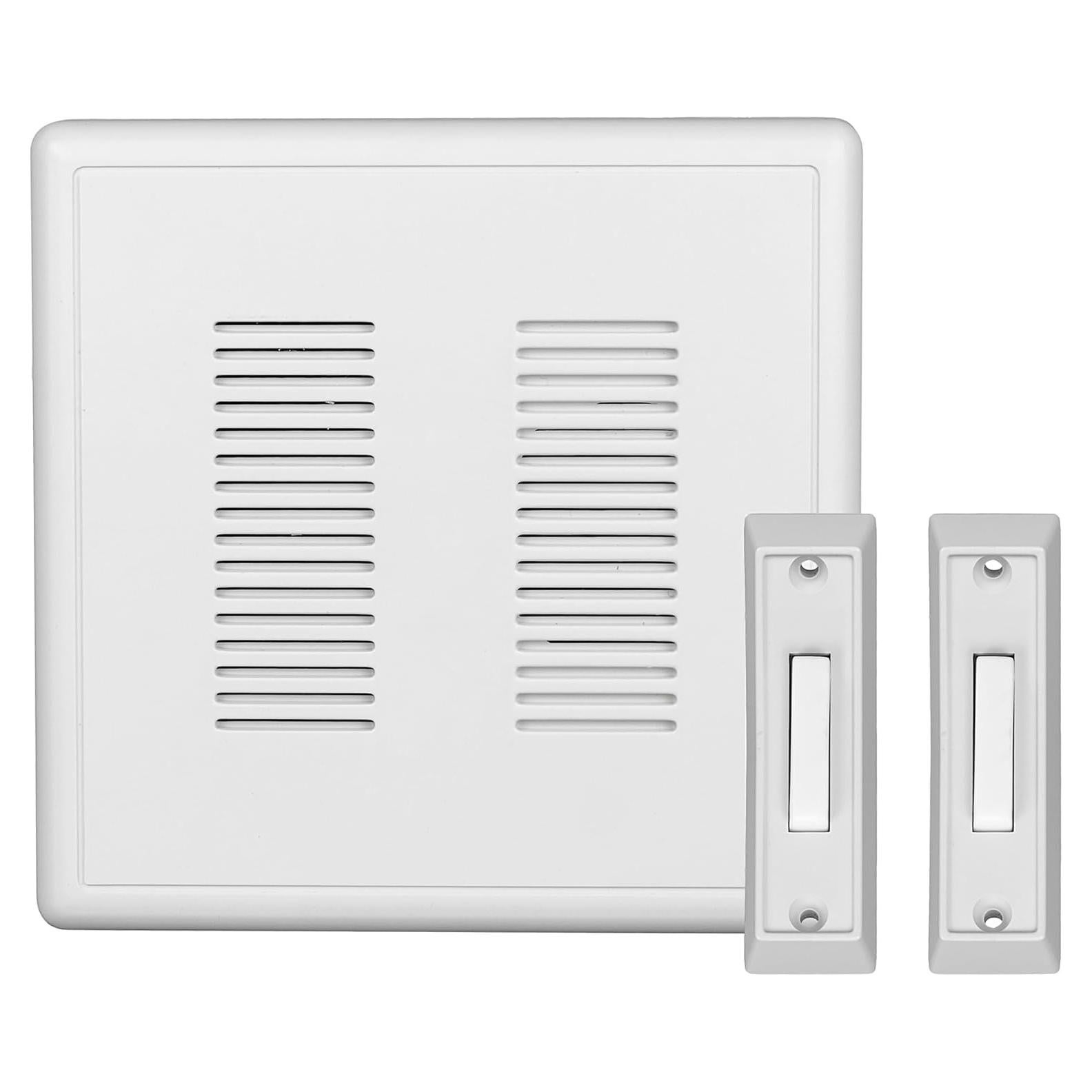 Timbre Eléctrico PrimeChime Plus 2 NICOR - Botón Básico Blanco